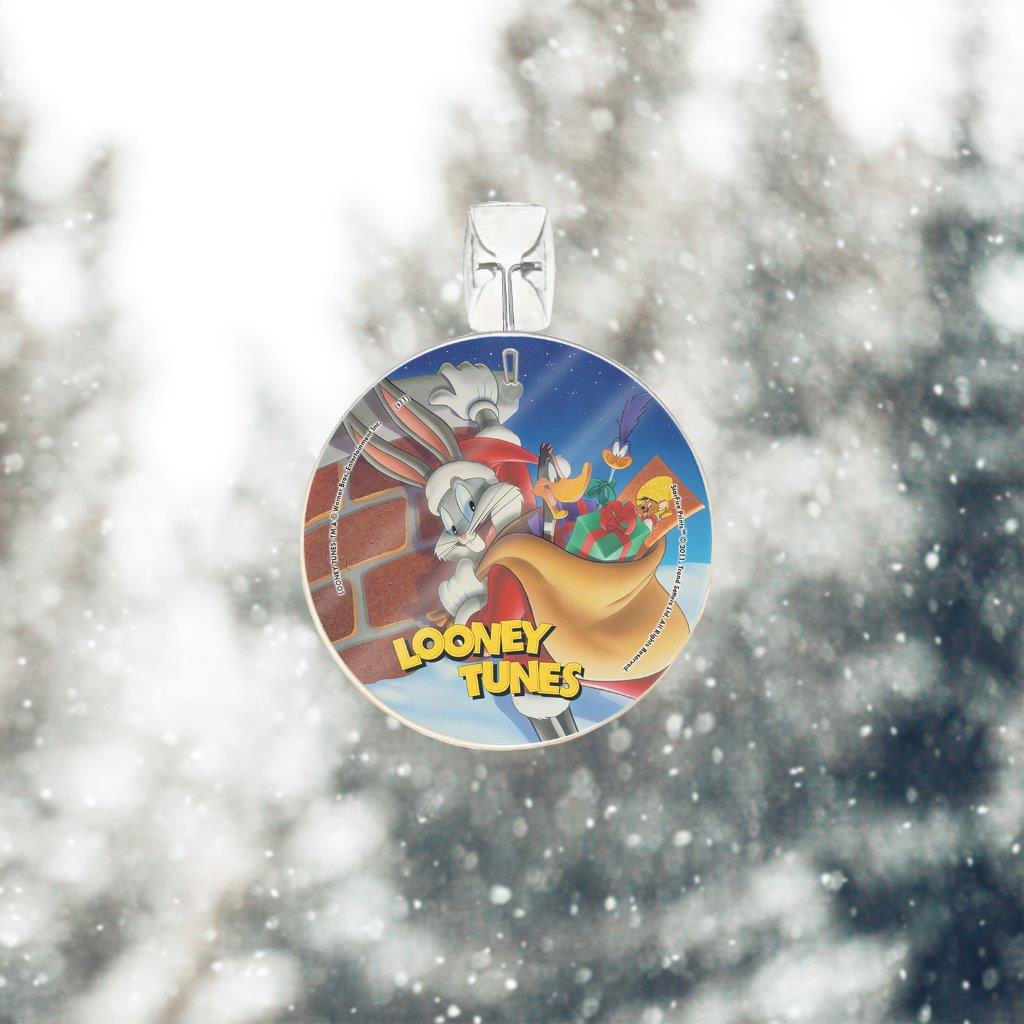 Looney Tunes (Santa Bugs Bunny) StarFire Prints™ Glass Art SPCIR144