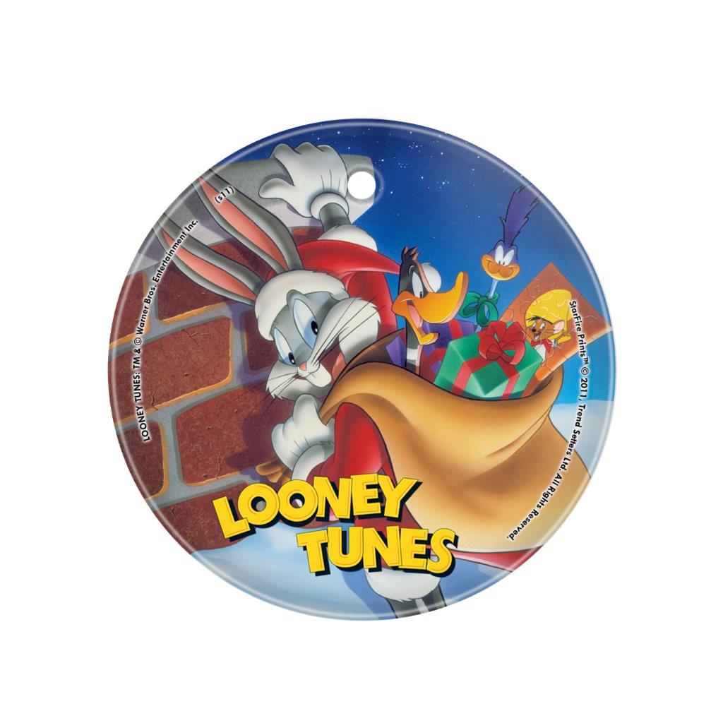 Looney Tunes (Santa Bugs Bunny) StarFire Prints™ Glass Art SPCIR144