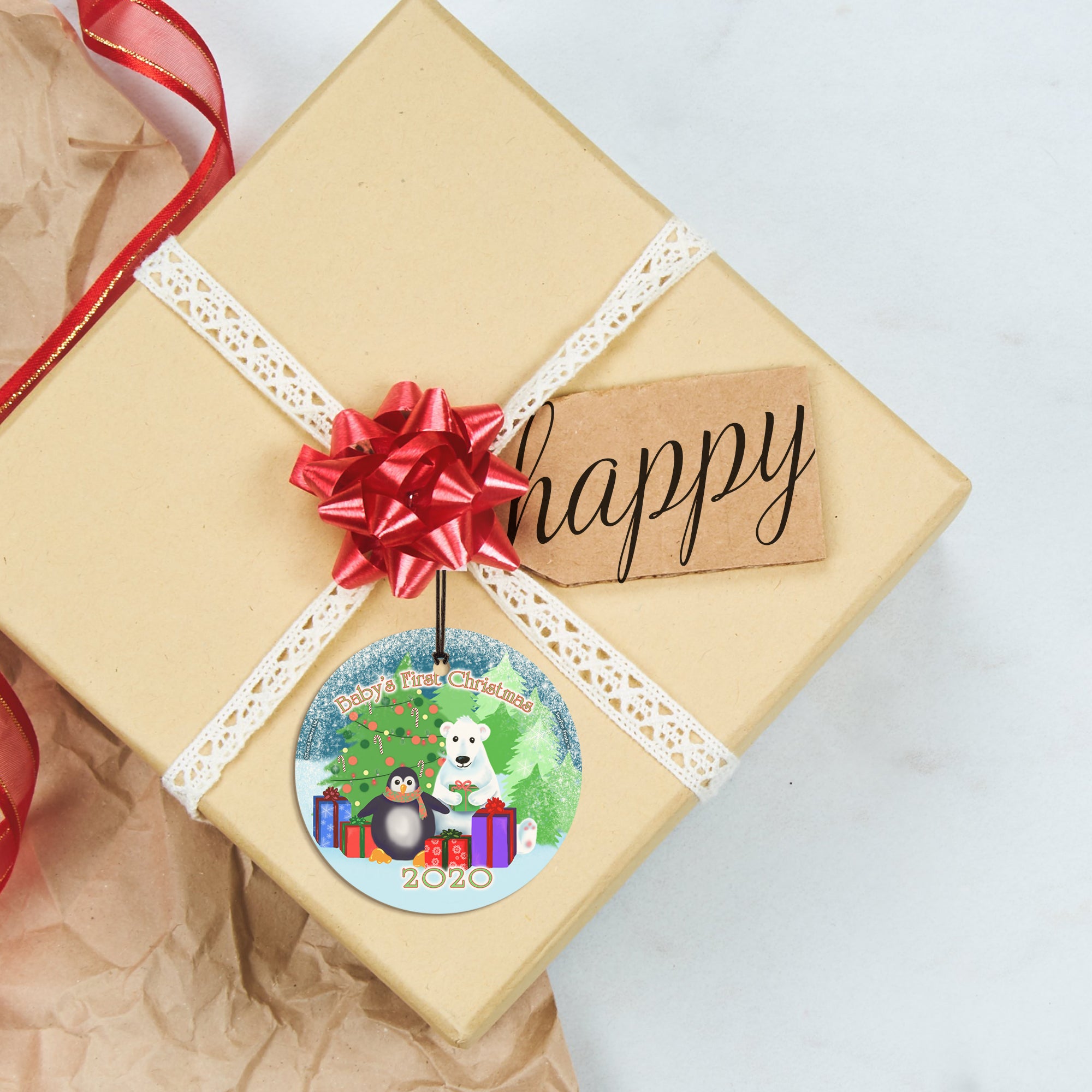 Christmas Collection (Cheer) StarFire Prints™ Hanging Glass Print SPCIR188