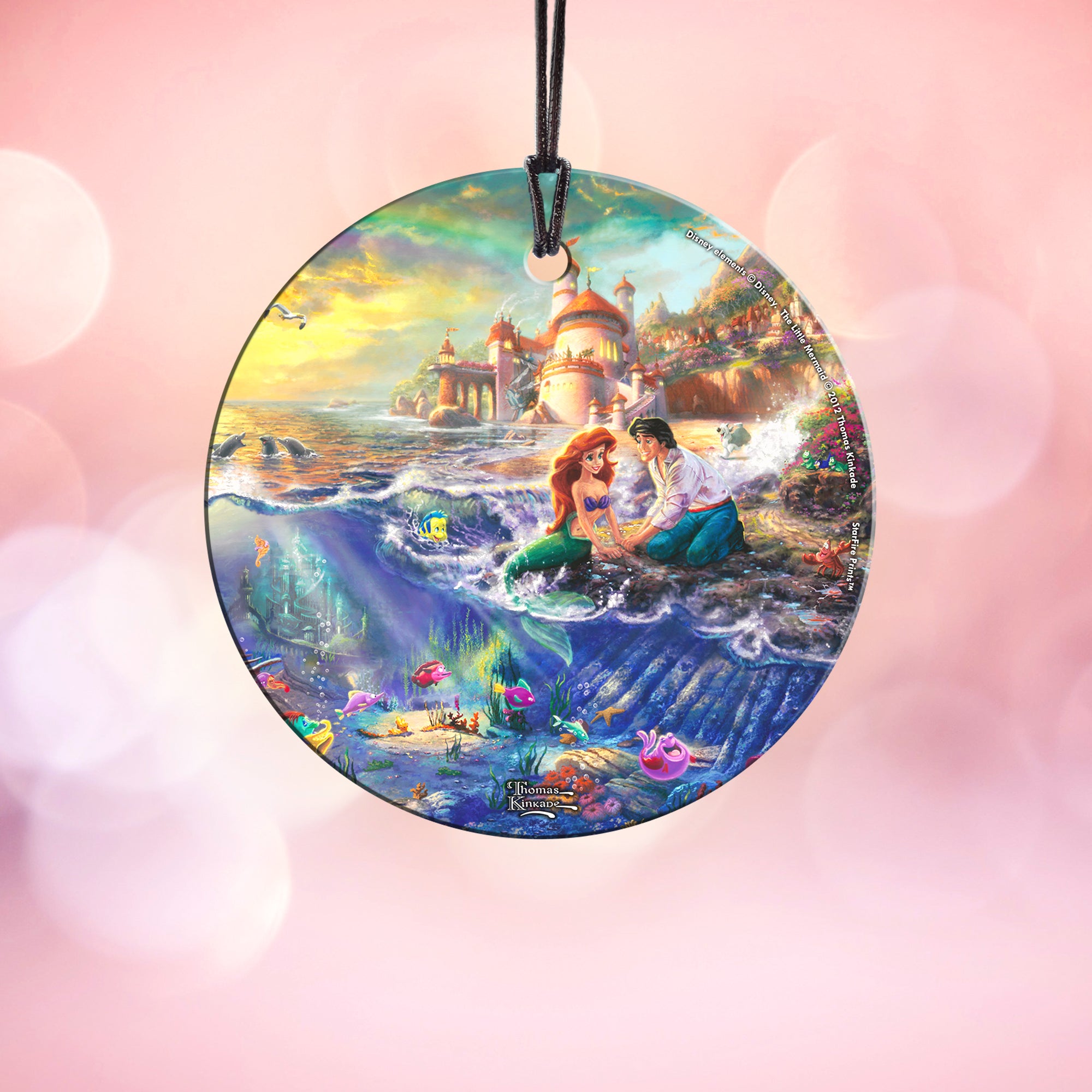 Disney (The Little Mermaid) StarFire Prints™ Hanging Glass Print SPCIR370