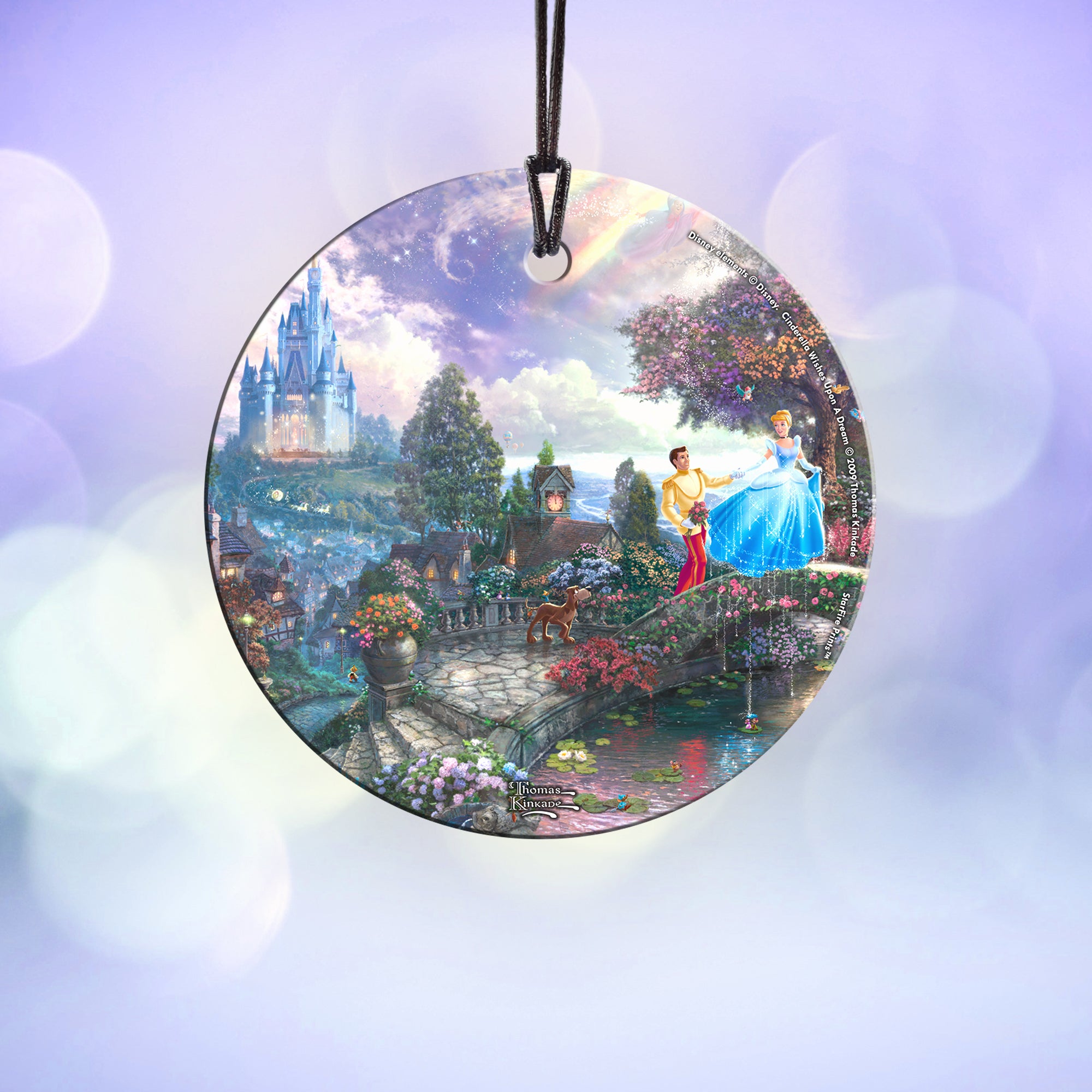 Disney (Cinderella Wishes Upon A Dream) StarFire Prints™ Hanging Glass Print SPCIR373