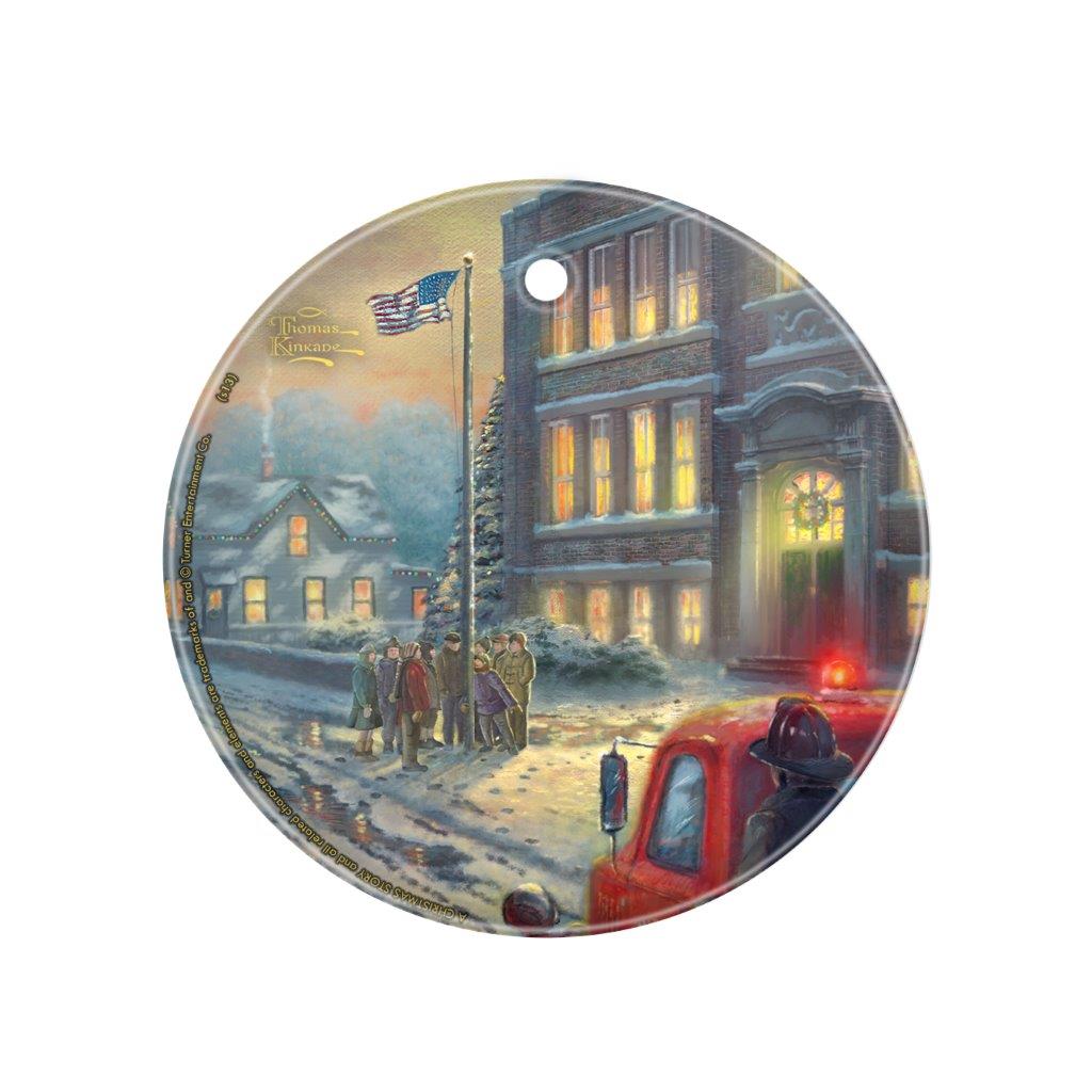 Thomas Kinkade (A Christmas Story) StarFire Prints™ Glass Art SPCIR393