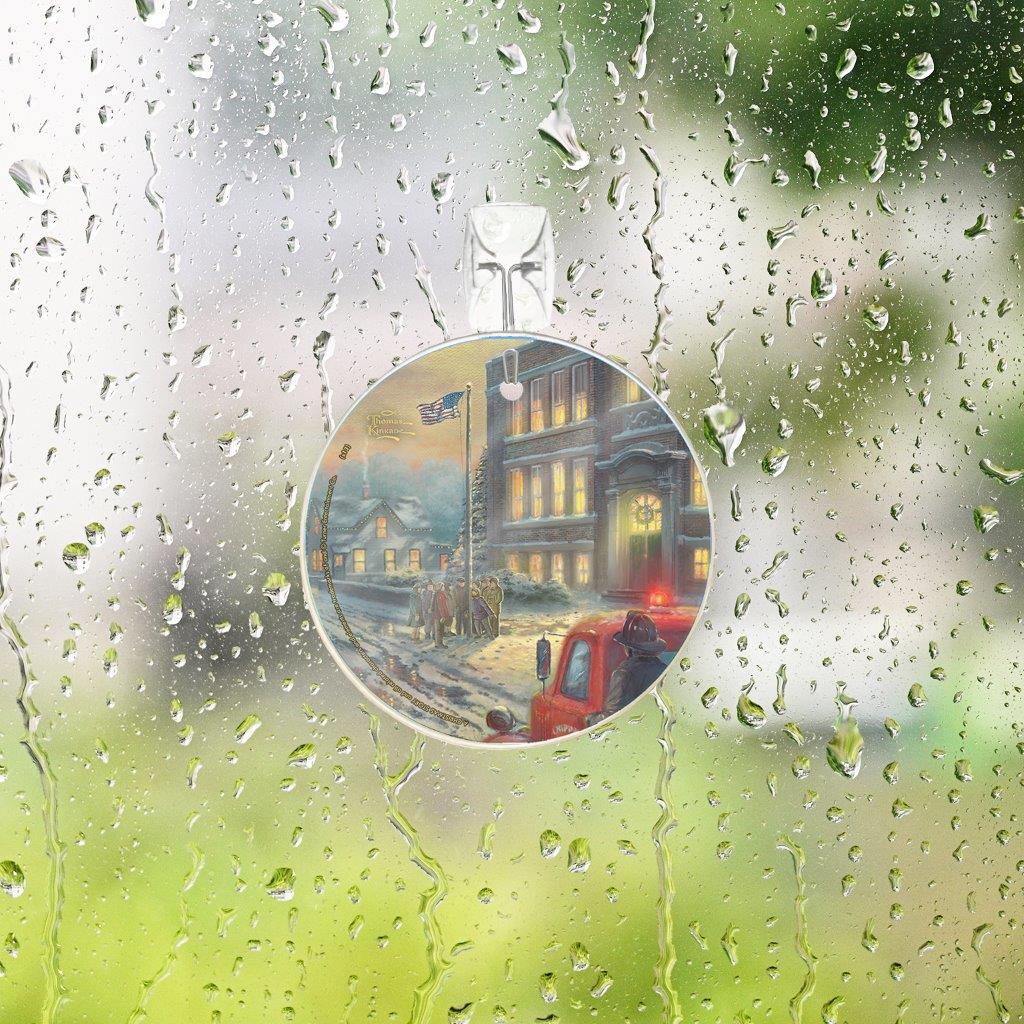 Thomas Kinkade (A Christmas Story) StarFire Prints™ Glass Art SPCIR393