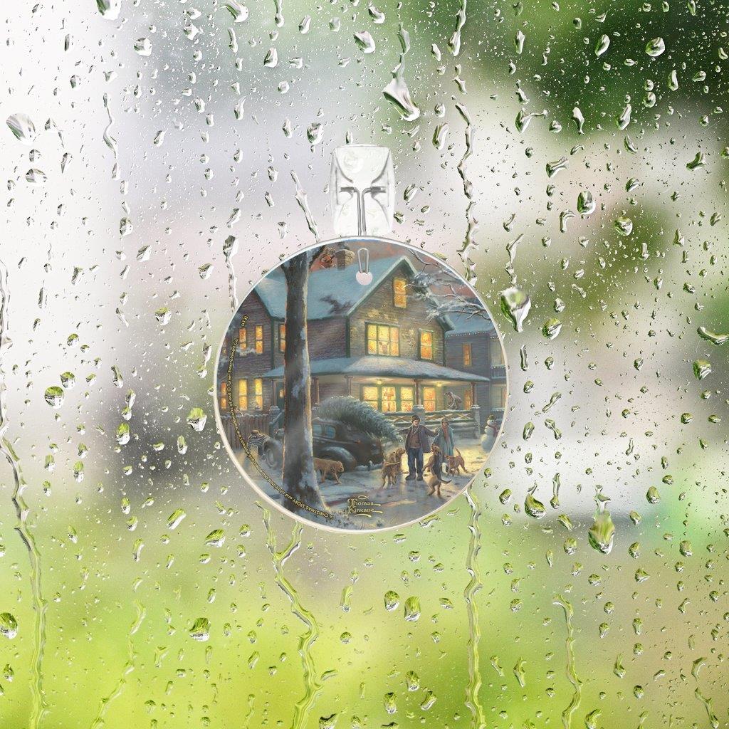 A Christmas Story  (Thomas Kinkade Studios) StarFire Prints™ Glass Art SPCIR394