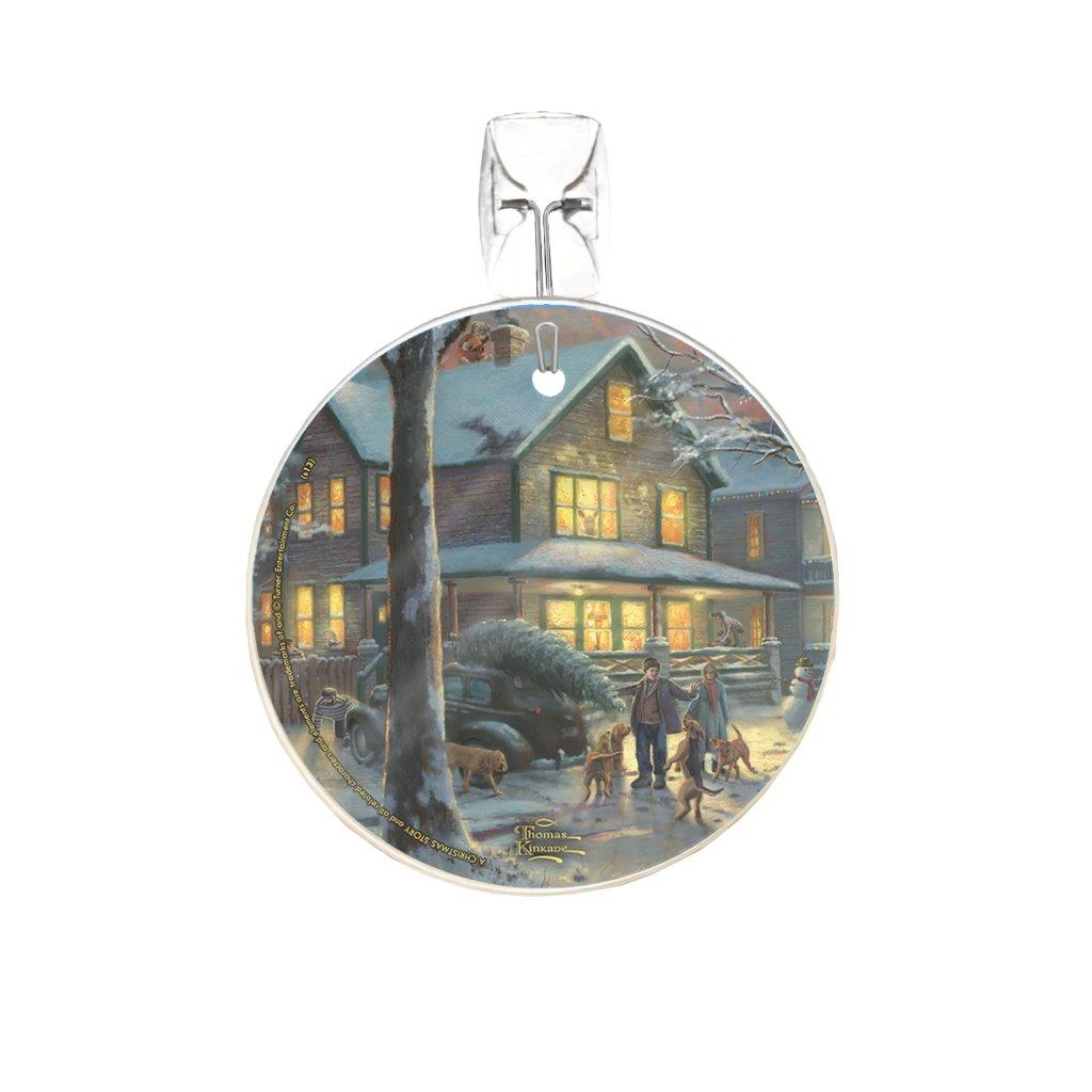 A Christmas Story  (Thomas Kinkade Studios) StarFire Prints™ Glass Art SPCIR394