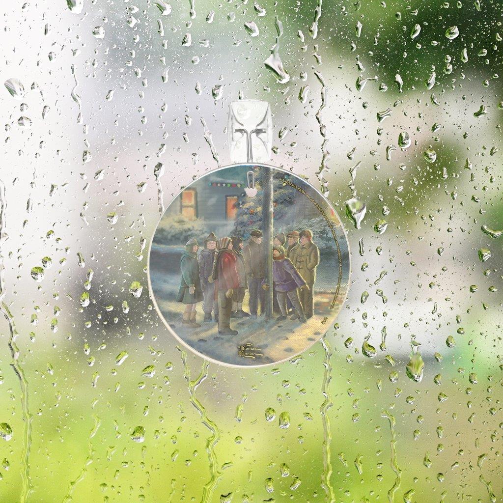 A Christmas Story  (Thomas Kinkade Studios) StarFire Prints™ Glass Art SPCIR397