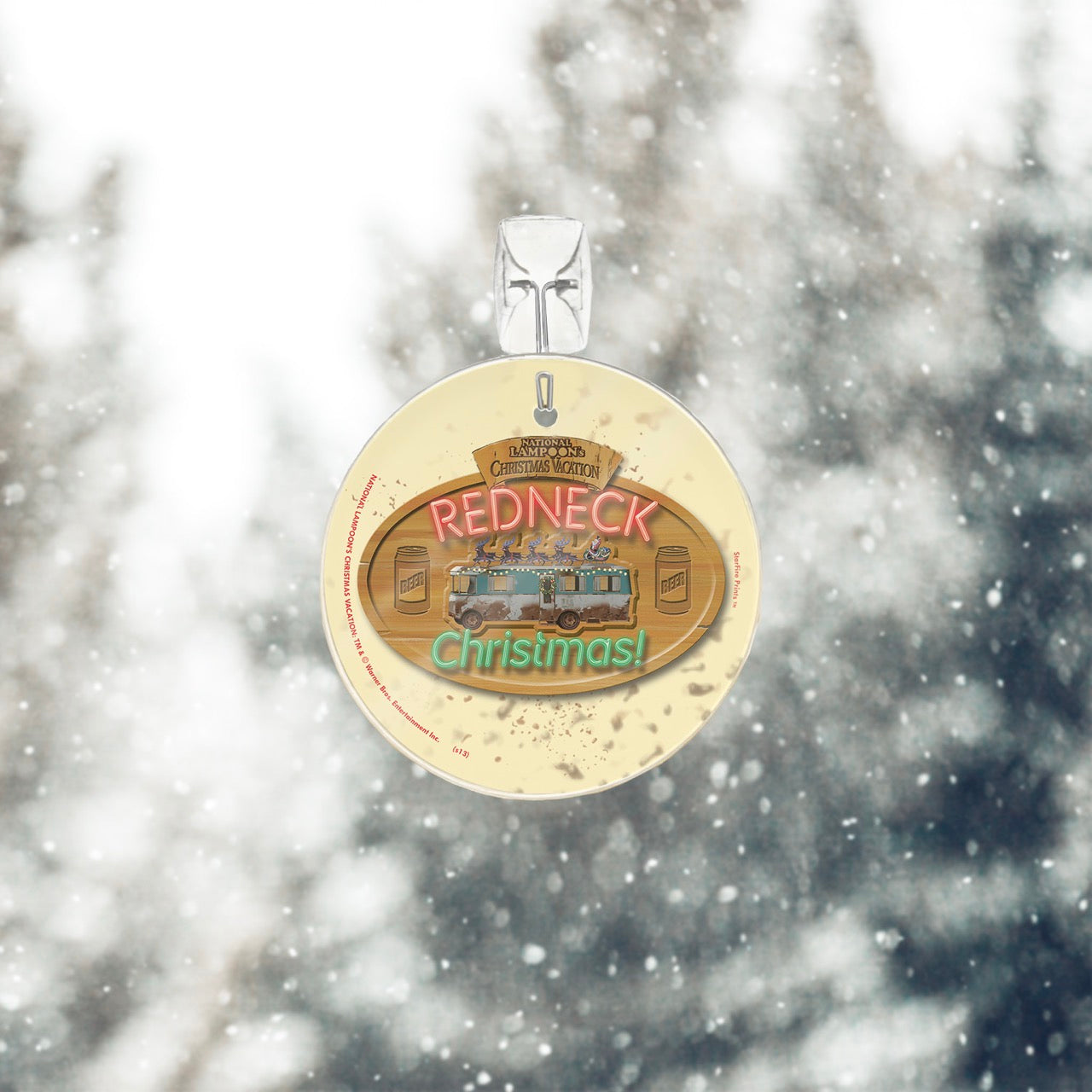 National Lampoons Christmas Vacation (Red Neck) StarFire Prints™ Glass Art SPCIR407