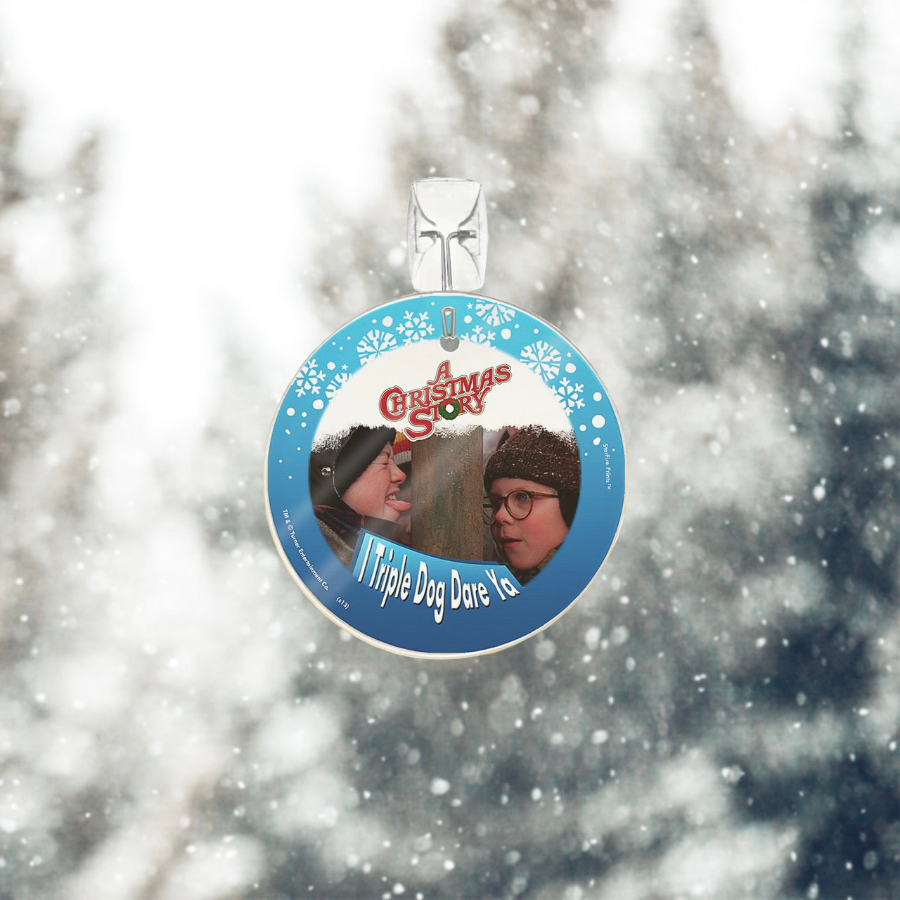 A Christmas Story (Triple Dog Dare) StarFire Prints™ Glass Art SPCIR408