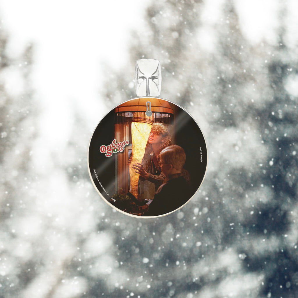 A Christmas Story (Leg Lamp) StarFire Prints™ Glass Art SPCIR409