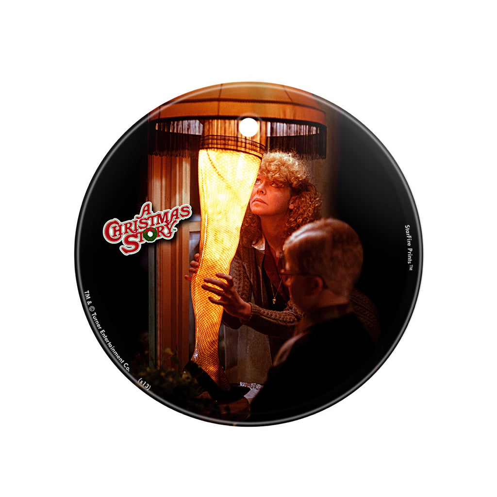 A Christmas Story (Leg Lamp) StarFire Prints™ Glass Art SPCIR409