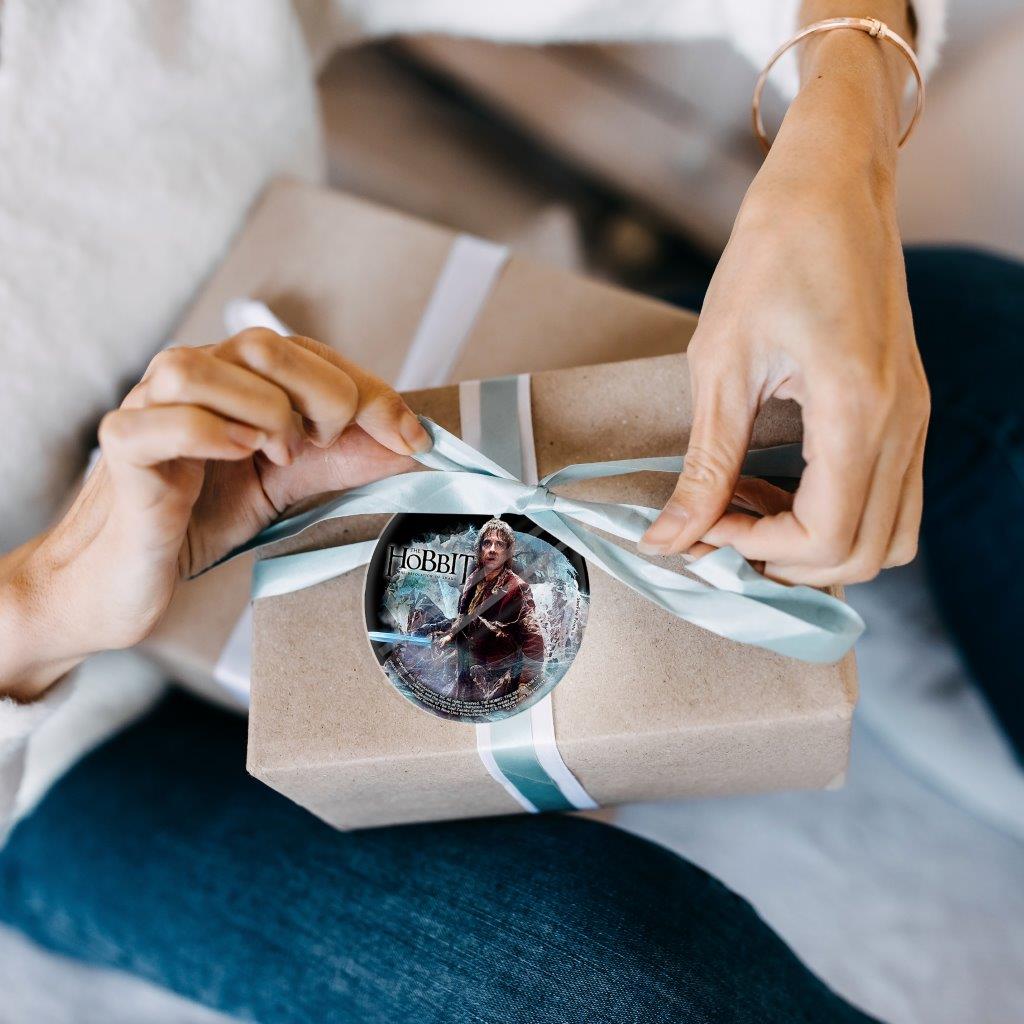 THE HOBBIT: THE DESOLATION OF SMAUG (Bilbo) StarFire Prints™ Glass Art SPCIR431