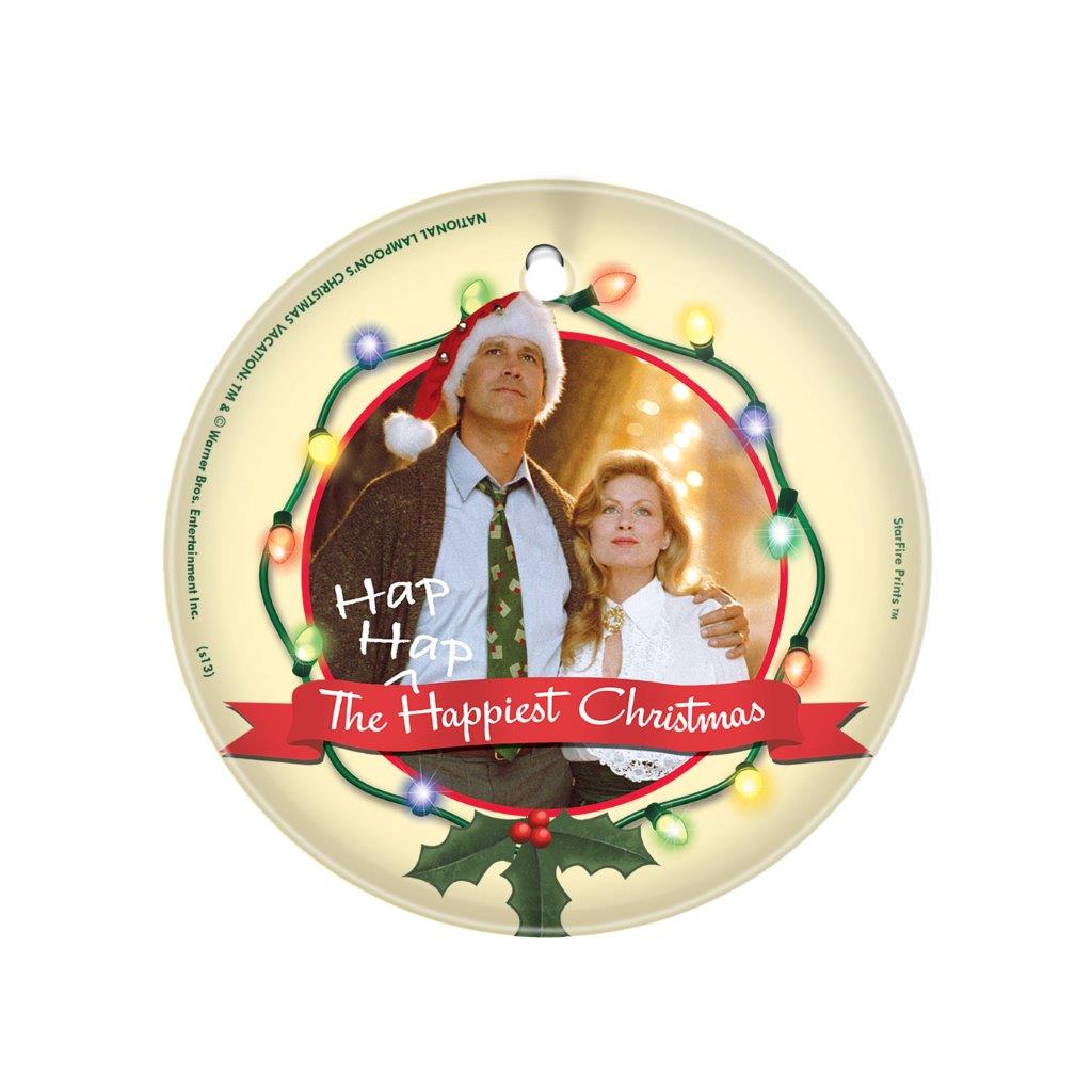 National Lampoons Christmas Vacation (Clark and Ellen) StarFire Prints™ Glass Art SPCIR433