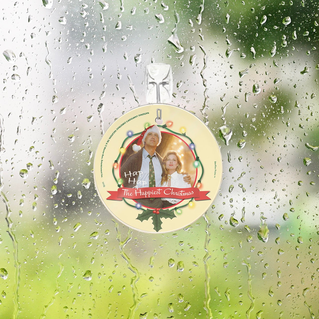 National Lampoons Christmas Vacation (Clark and Ellen) StarFire Prints™ Glass Art SPCIR433