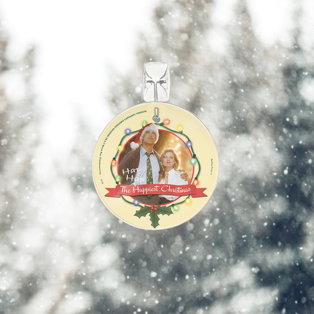 National Lampoons Christmas Vacation (Clark and Ellen) StarFire Prints™ Glass Art SPCIR433