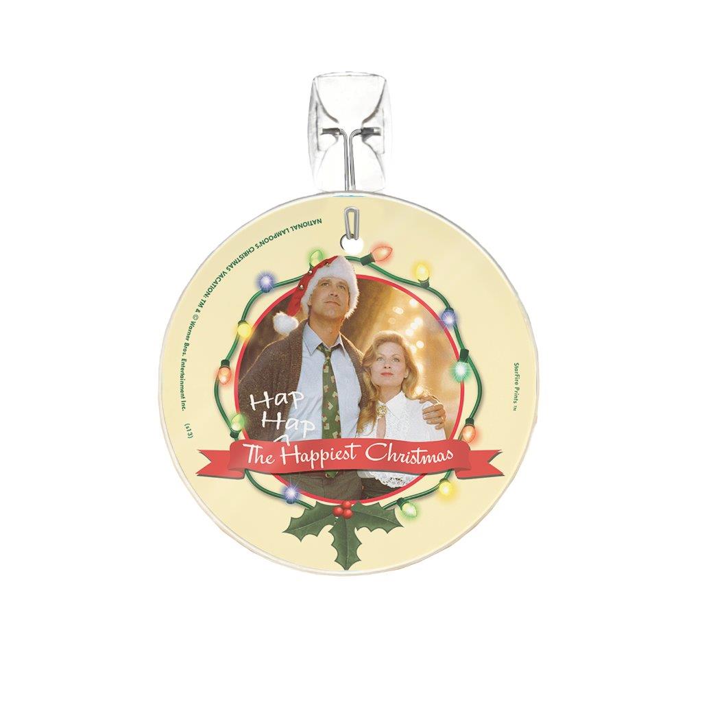 National Lampoons Christmas Vacation (Clark and Ellen) StarFire Prints™ Glass Art SPCIR433