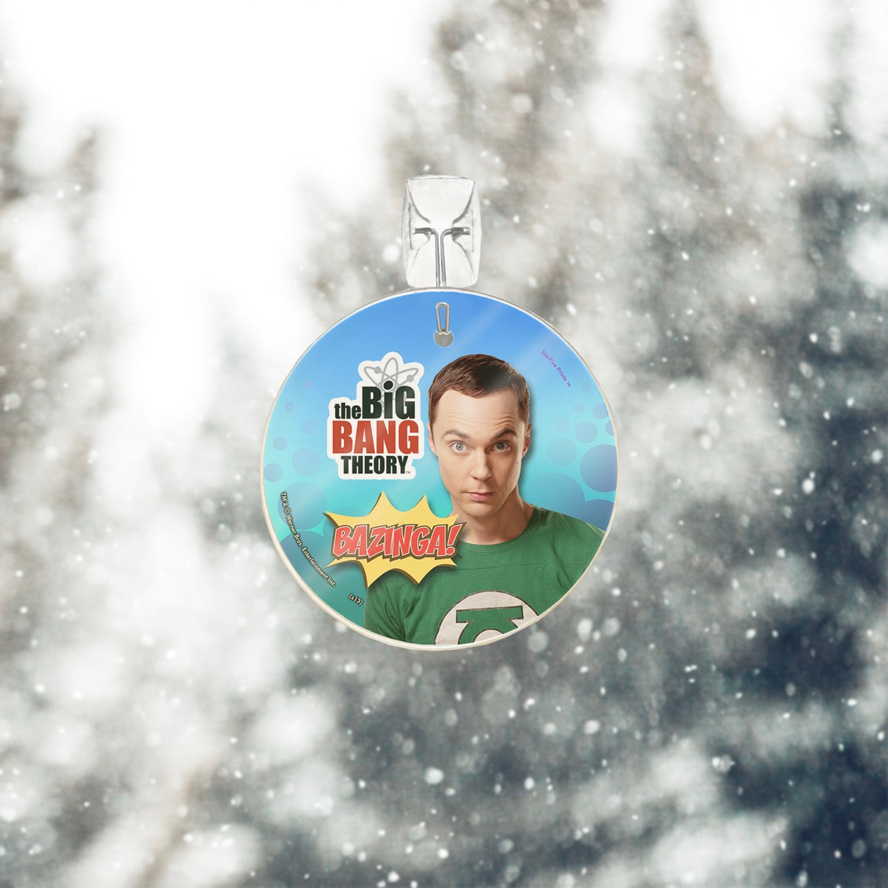 The Big Bang Theory (Bazinga) StarFire Prints™ Glass Art SPCIR460