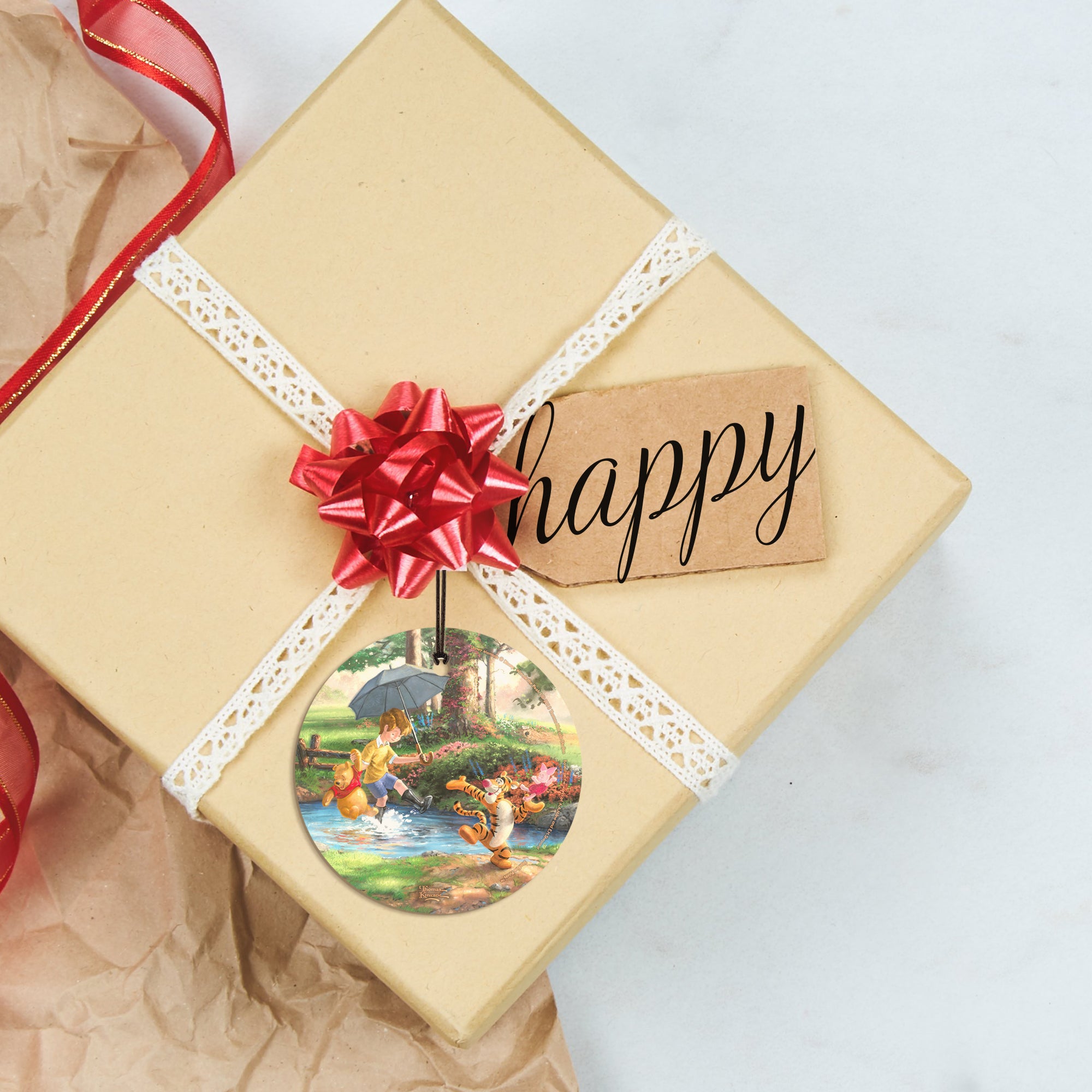 Disney (Winnie the Pooh I) StarFire Prints™ Hanging Glass Print SPCIR467