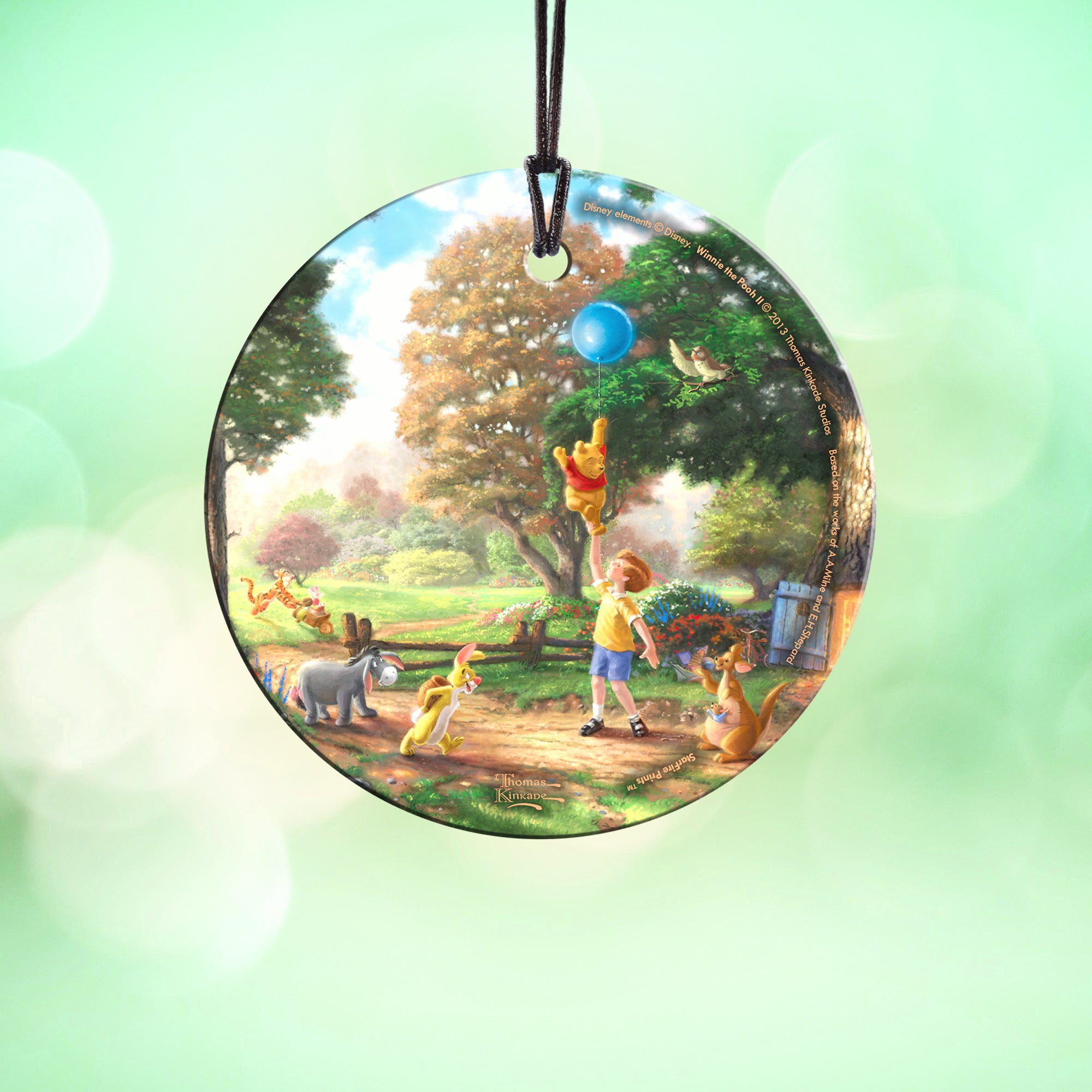 Disney (Winnie the Pooh II) StarFire Prints™ Hanging Glass Print SPCIR472