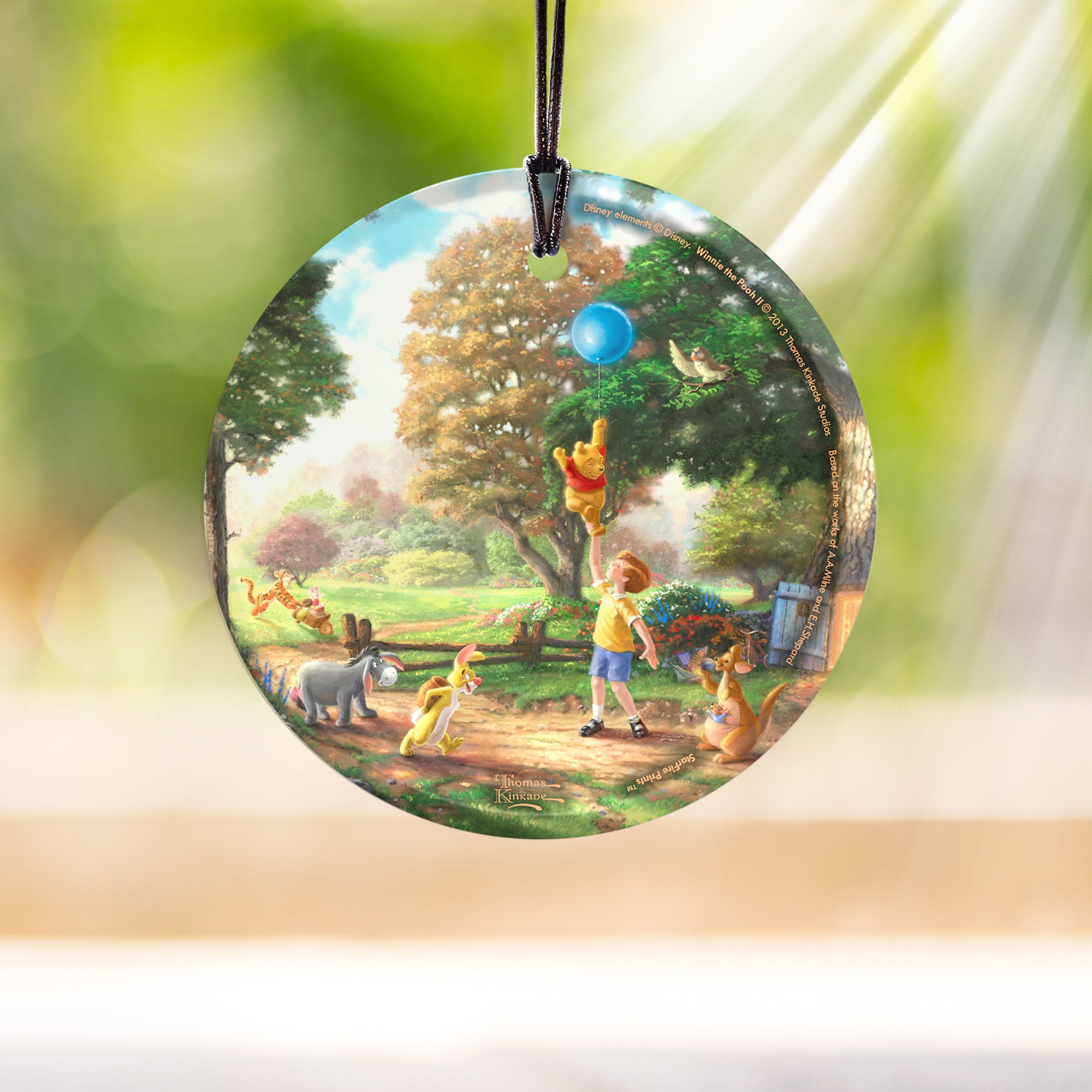 Disney (Winnie the Pooh II) StarFire Prints™ Hanging Glass Print SPCIR472