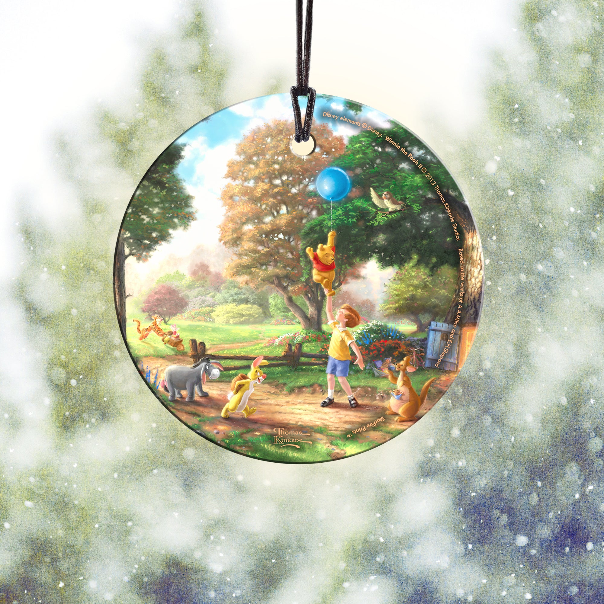 Disney (Winnie the Pooh II) StarFire Prints™ Hanging Glass Print SPCIR472