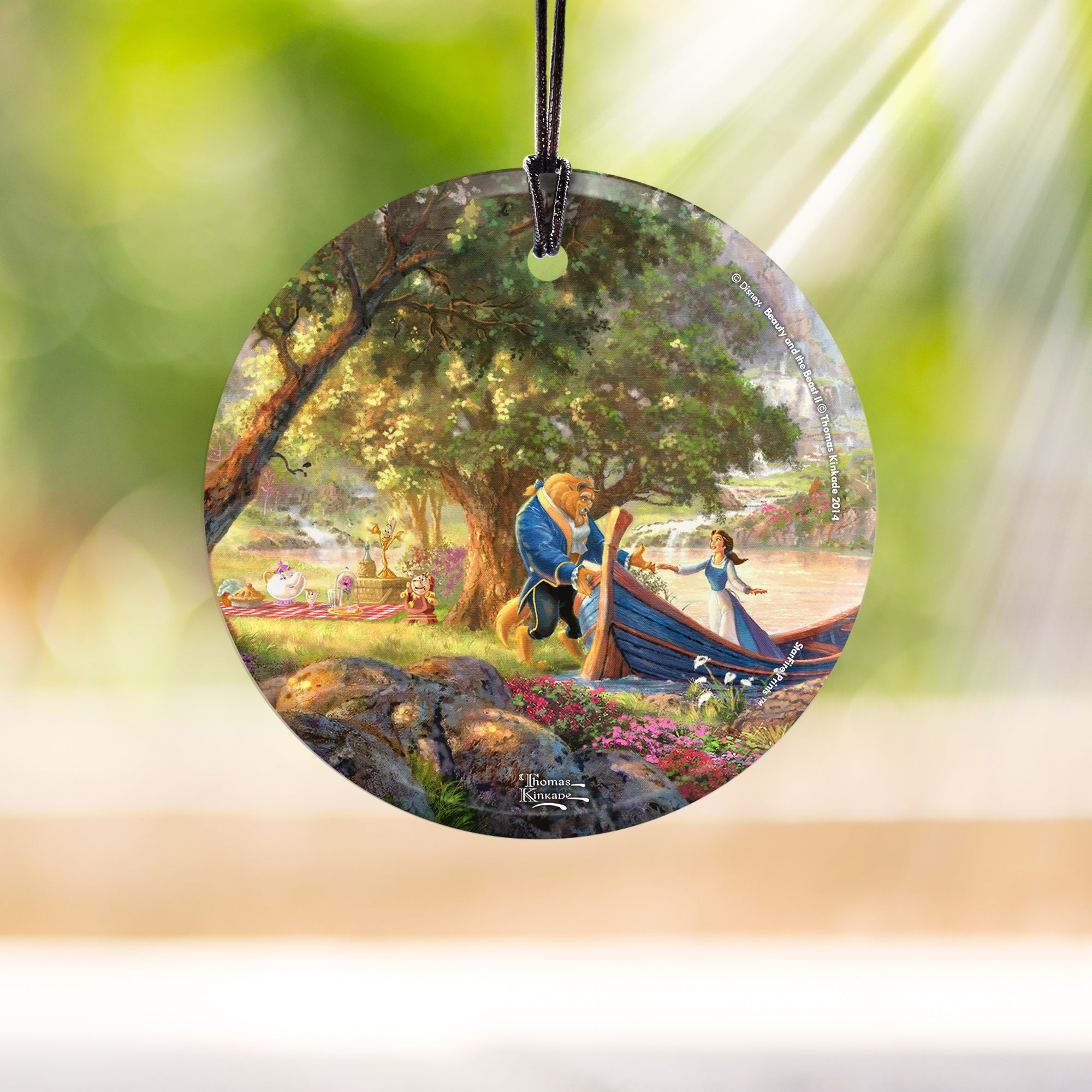 Disney (Beauty and the Beast II) StarFire Prints™ Hanging Glass Print SPCIR482