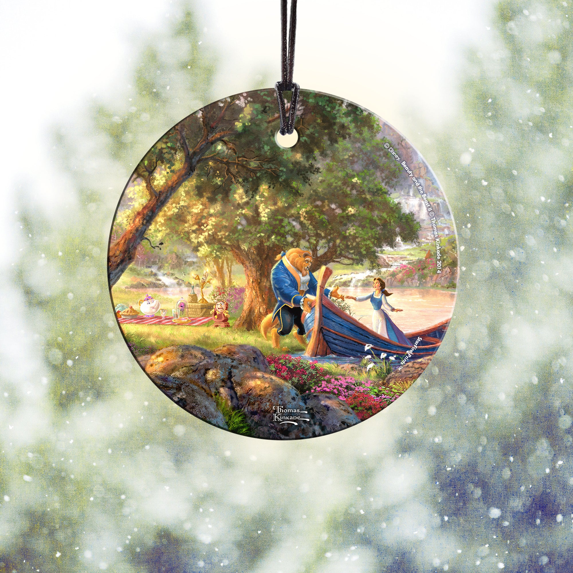 Disney (Beauty and the Beast II) StarFire Prints™ Hanging Glass Print SPCIR482