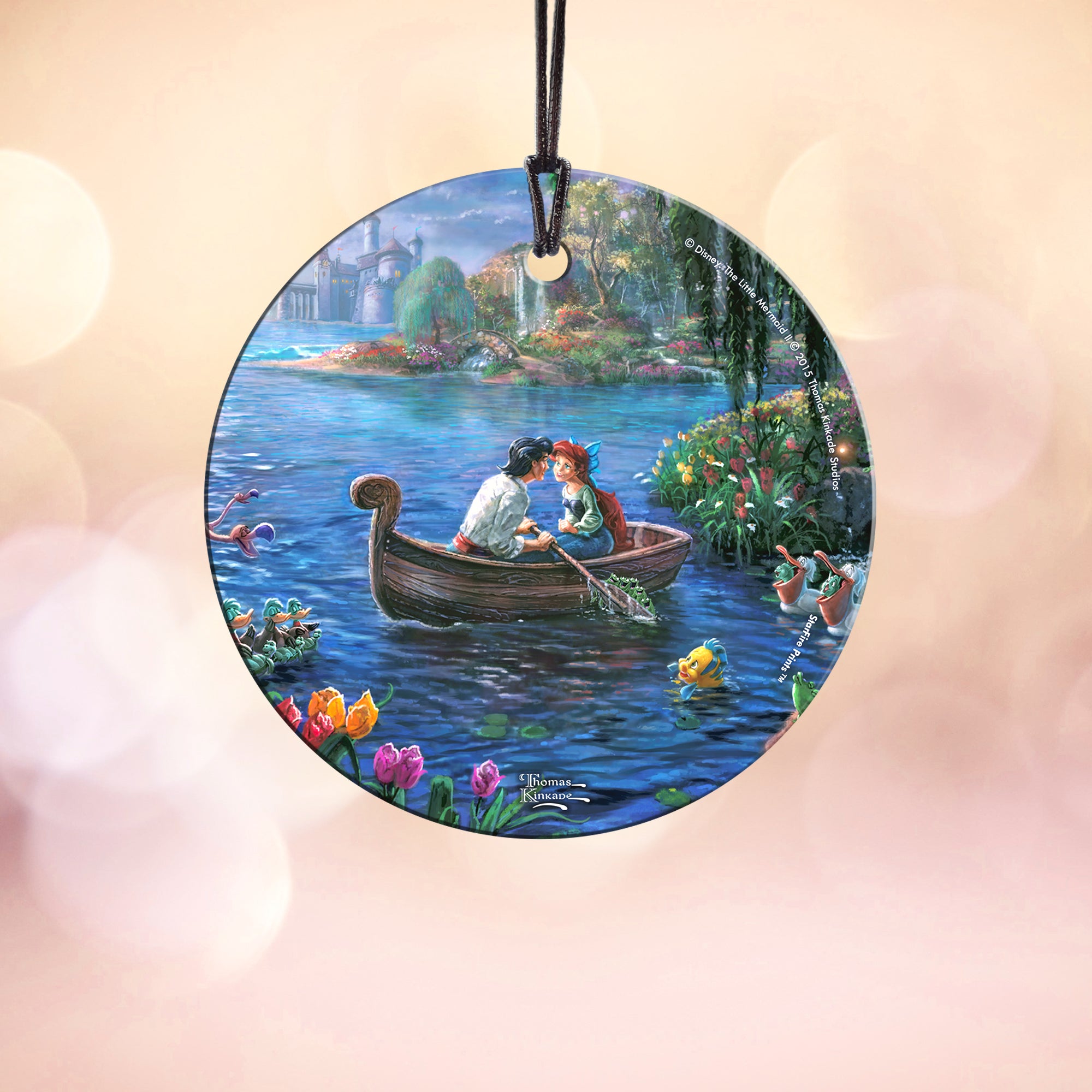 Disney (The Little Mermaid II) StarFire Prints™ Hanging Glass Print SPCIR484