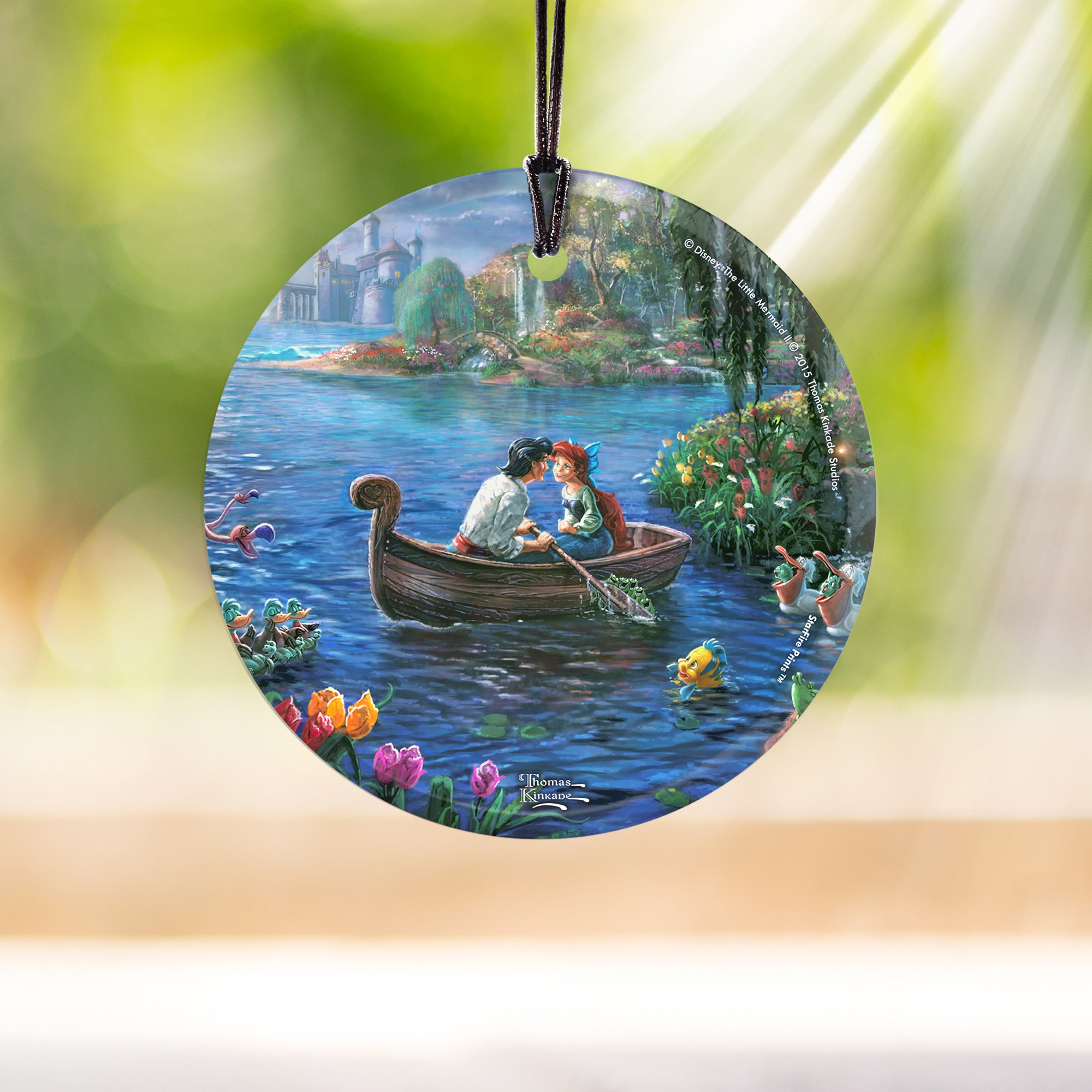 Disney (The Little Mermaid II) StarFire Prints™ Hanging Glass Print SPCIR484