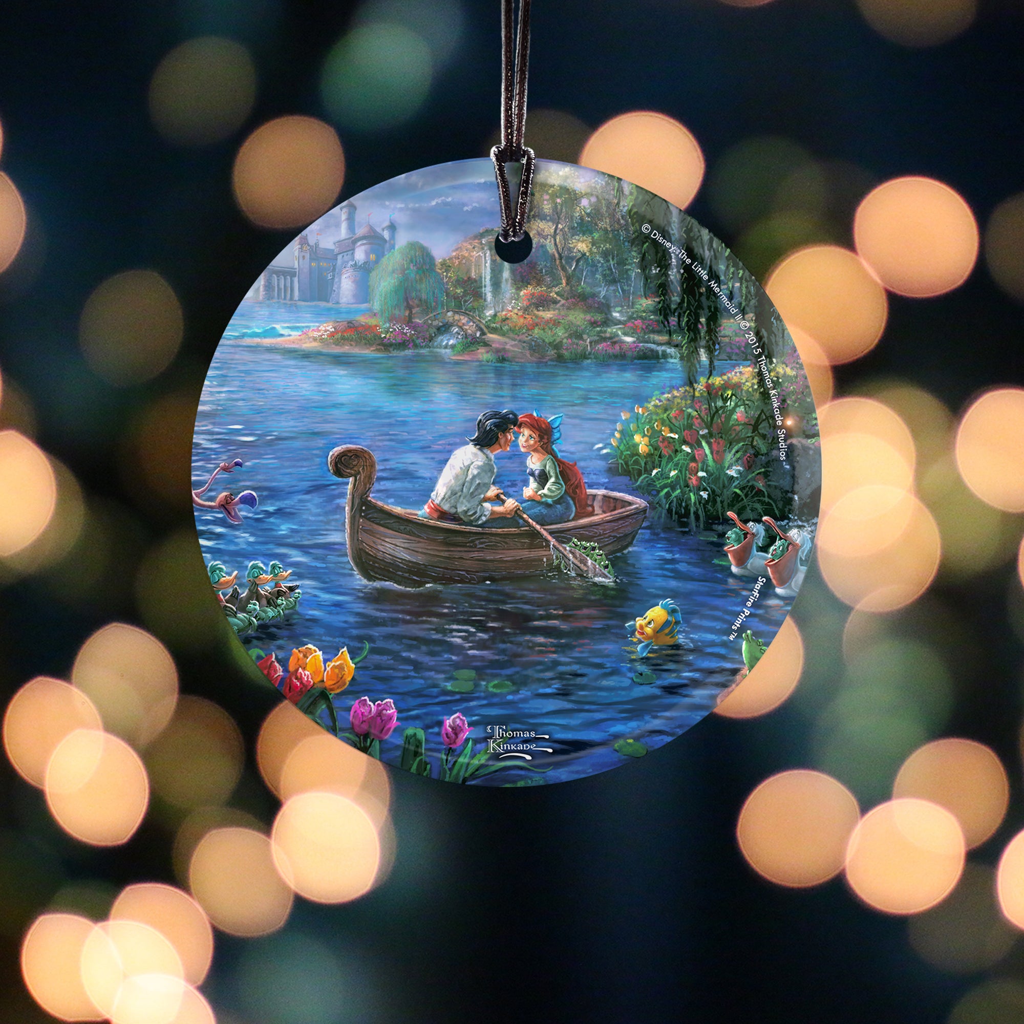 Disney (The Little Mermaid II) StarFire Prints™ Hanging Glass Print SPCIR484