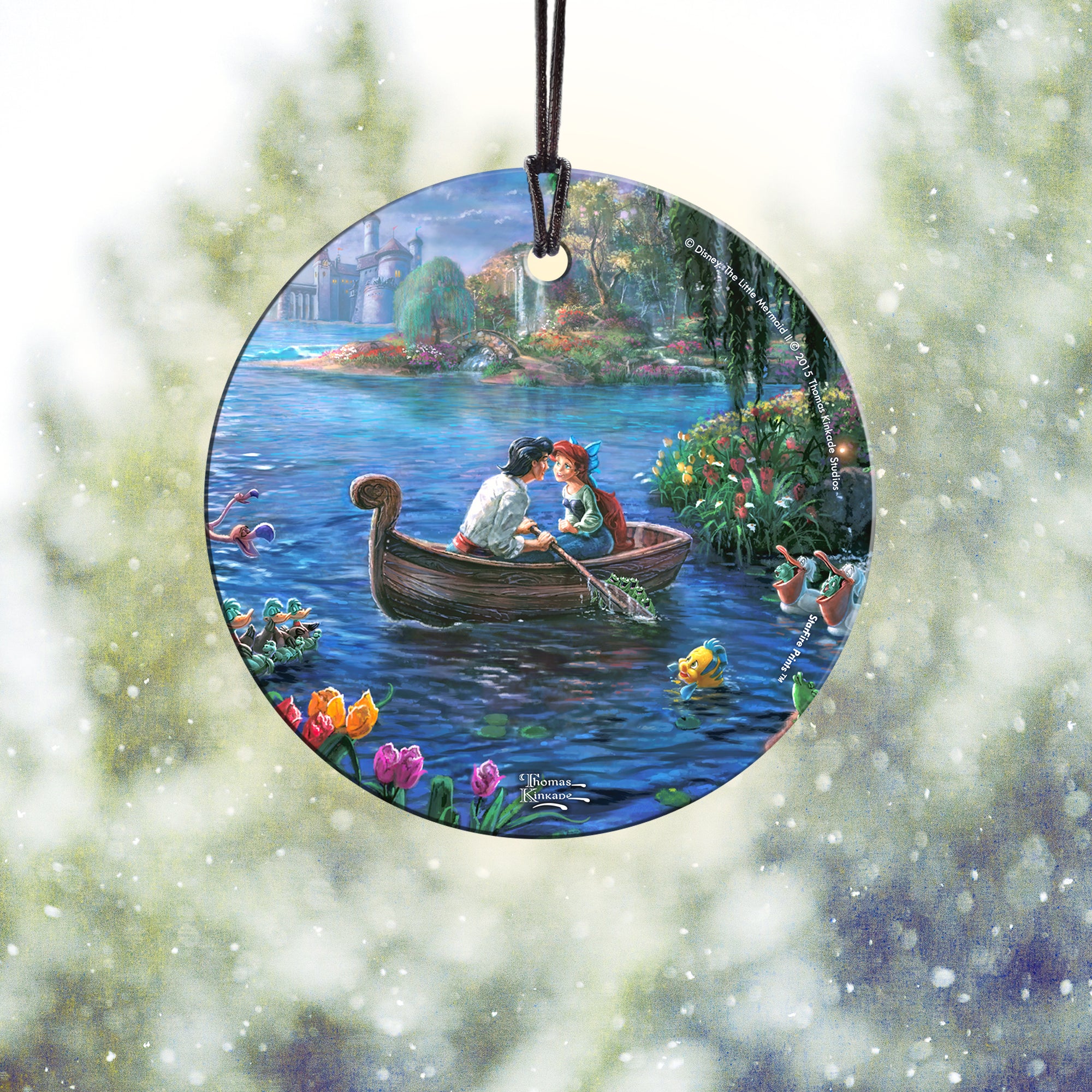 Disney (The Little Mermaid II) StarFire Prints™ Hanging Glass Print SPCIR484