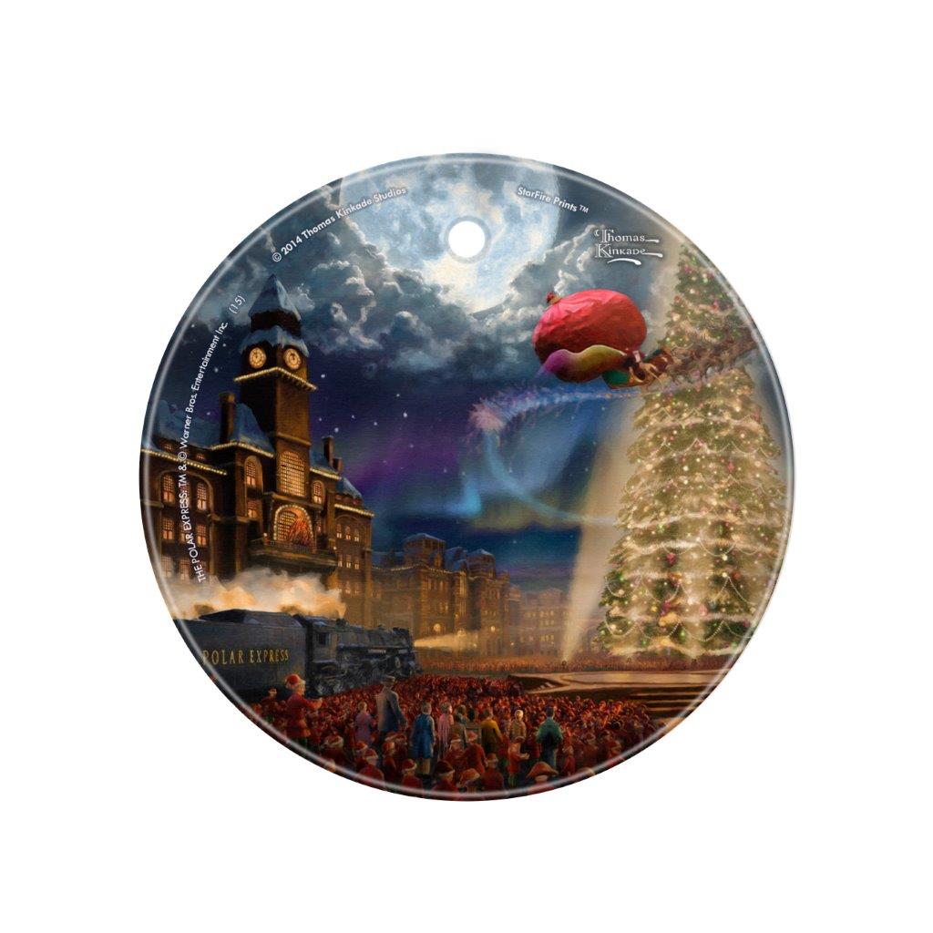 The Polar Express (Thomas Kinkade Studios Studios) StarFire Prints™ Glass Art SPCIR488