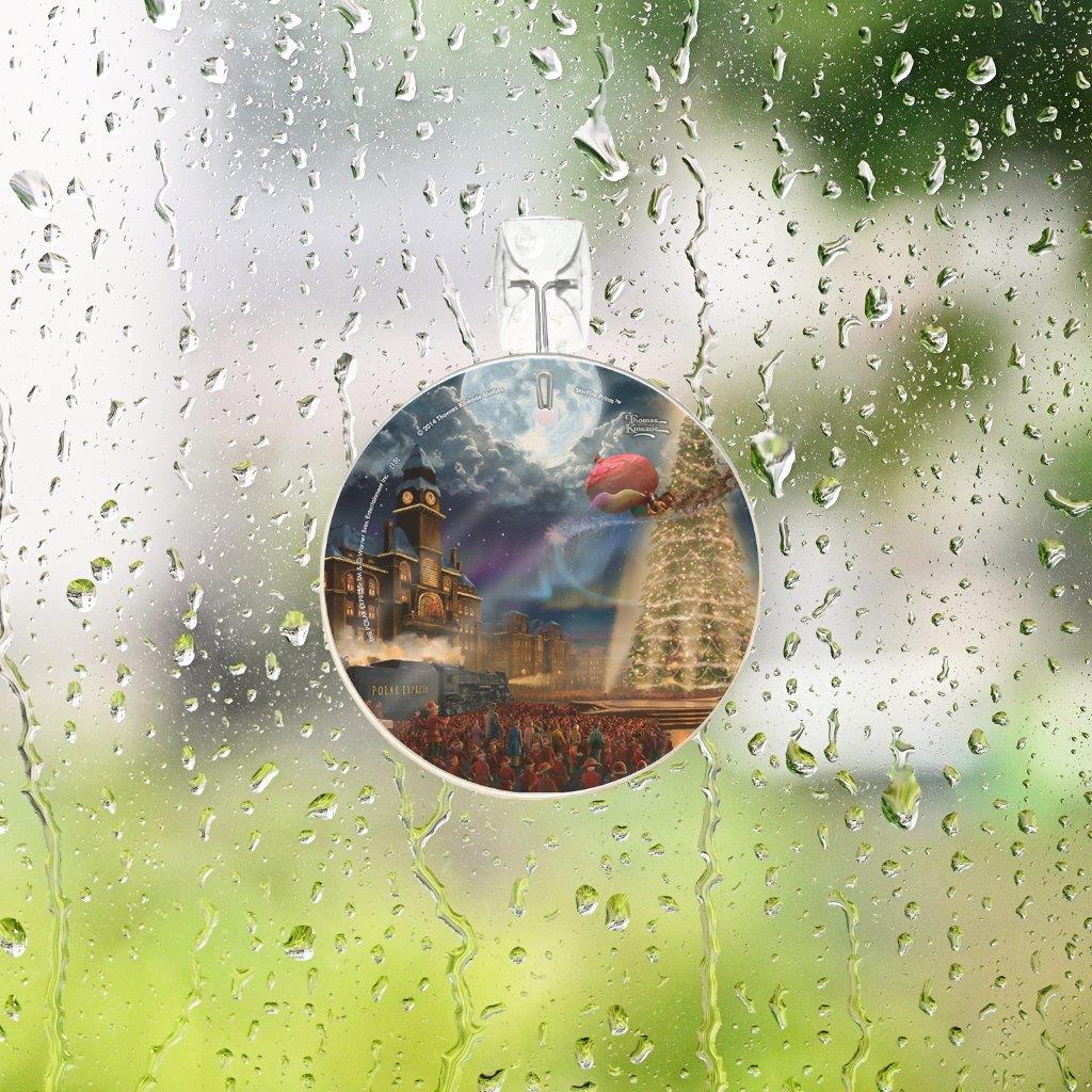 The Polar Express (Thomas Kinkade Studios Studios) StarFire Prints™ Glass Art SPCIR488