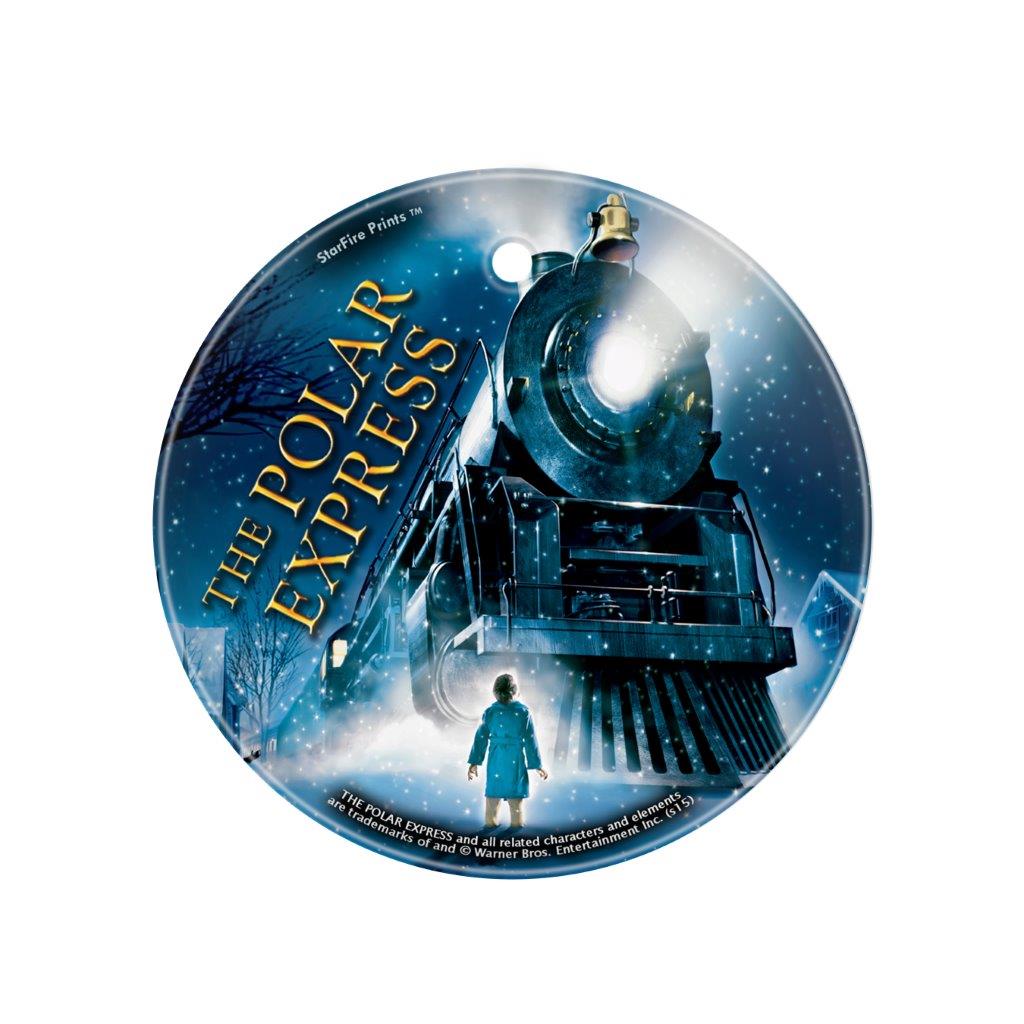 The Polar Express (Train) StarFire Prints™ Glass Art SPCIR495