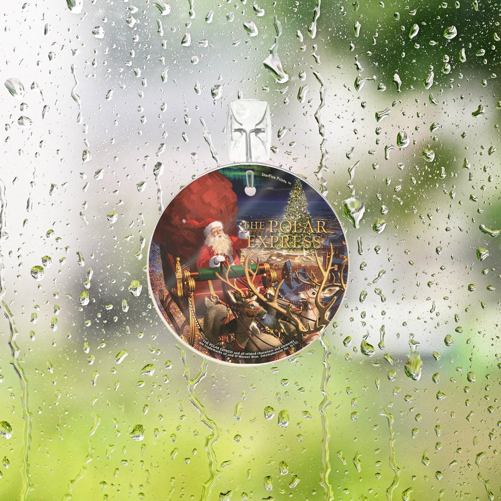 The Polar Express (Santa) StarFire Prints™ Glass Art SPCIR496