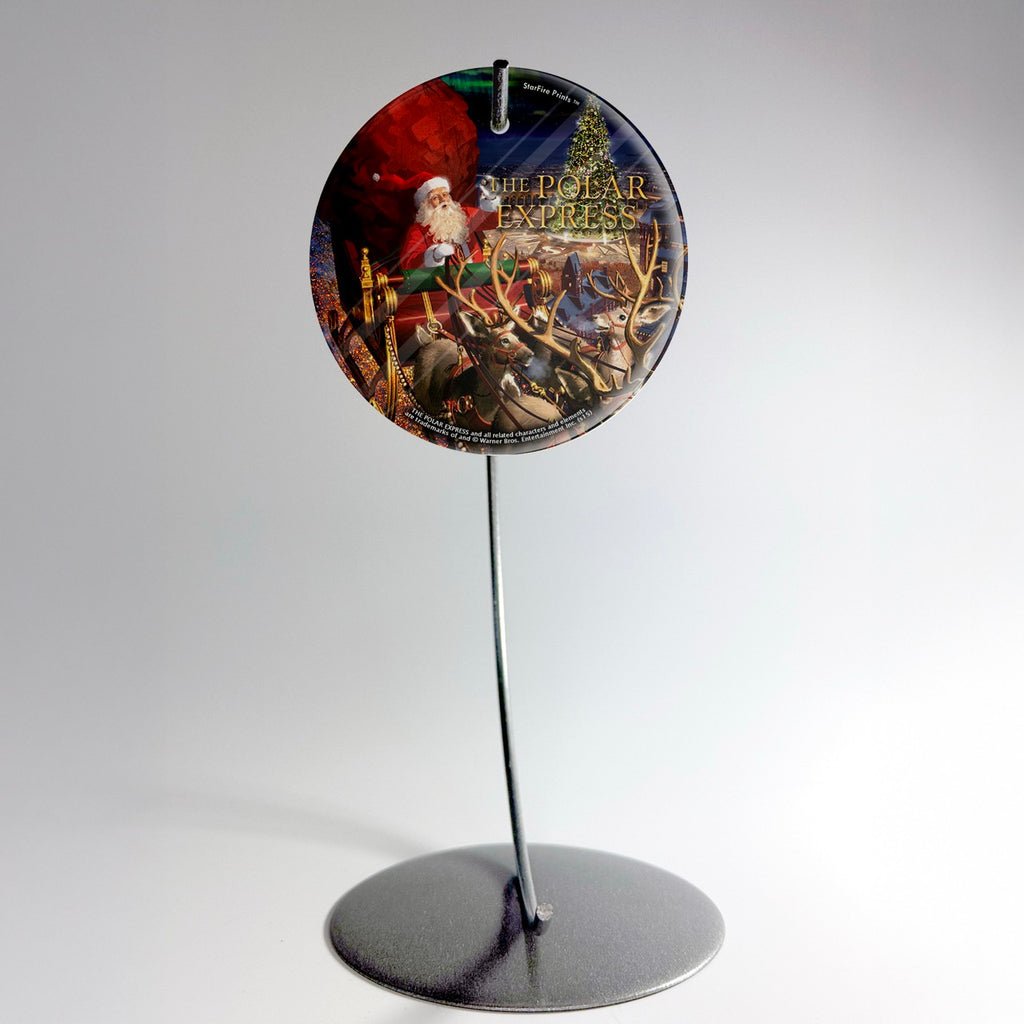 The Polar Express (Santa) StarFire Prints™ Glass Art SPCIR496