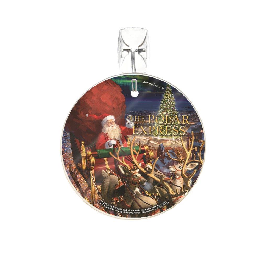 The Polar Express (Santa) StarFire Prints™ Glass Art SPCIR496