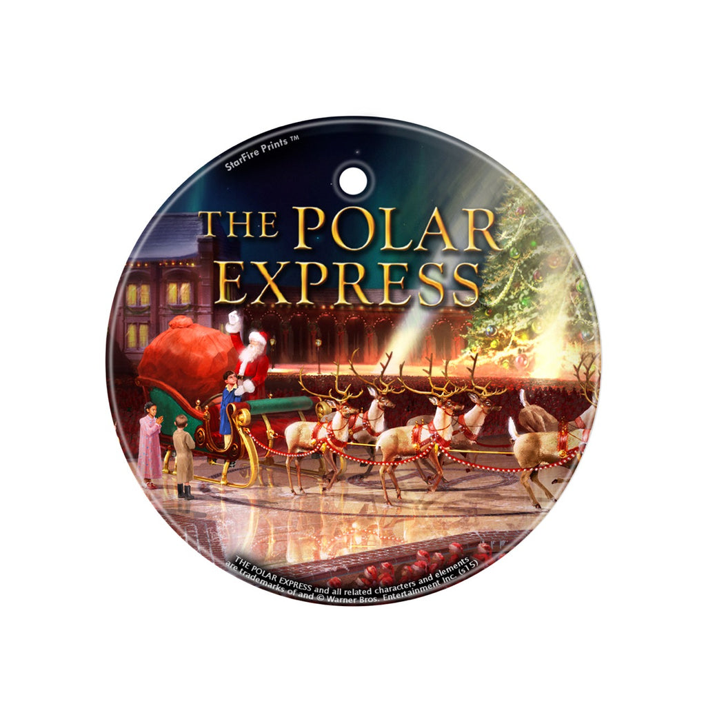 The Polar Express (Sleigh) StarFire Prints™ Glass Art SPCIR497