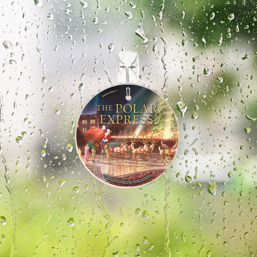 The Polar Express (Sleigh) StarFire Prints™ Glass Art SPCIR497