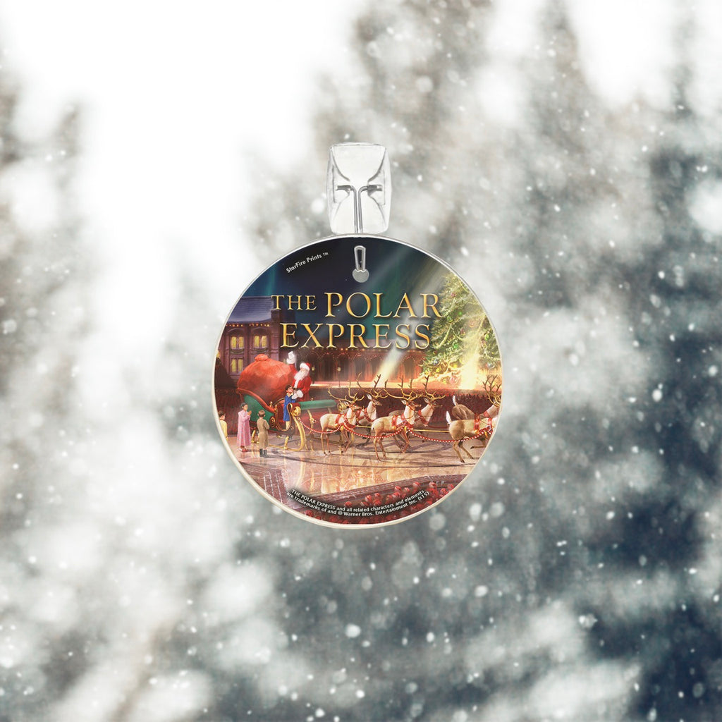 The Polar Express (Sleigh) StarFire Prints™ Glass Art SPCIR497