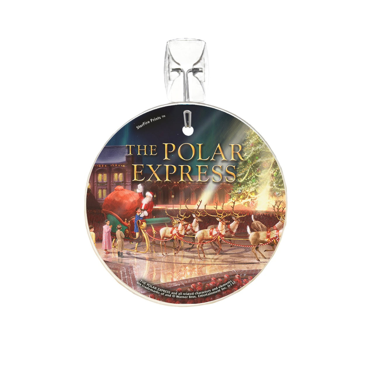 The Polar Express (Sleigh) StarFire Prints™ Glass Art SPCIR497