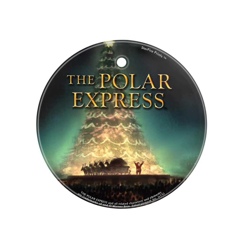 The Polar Express (Tree) StarFire Prints™ Glass Art SPCIR498