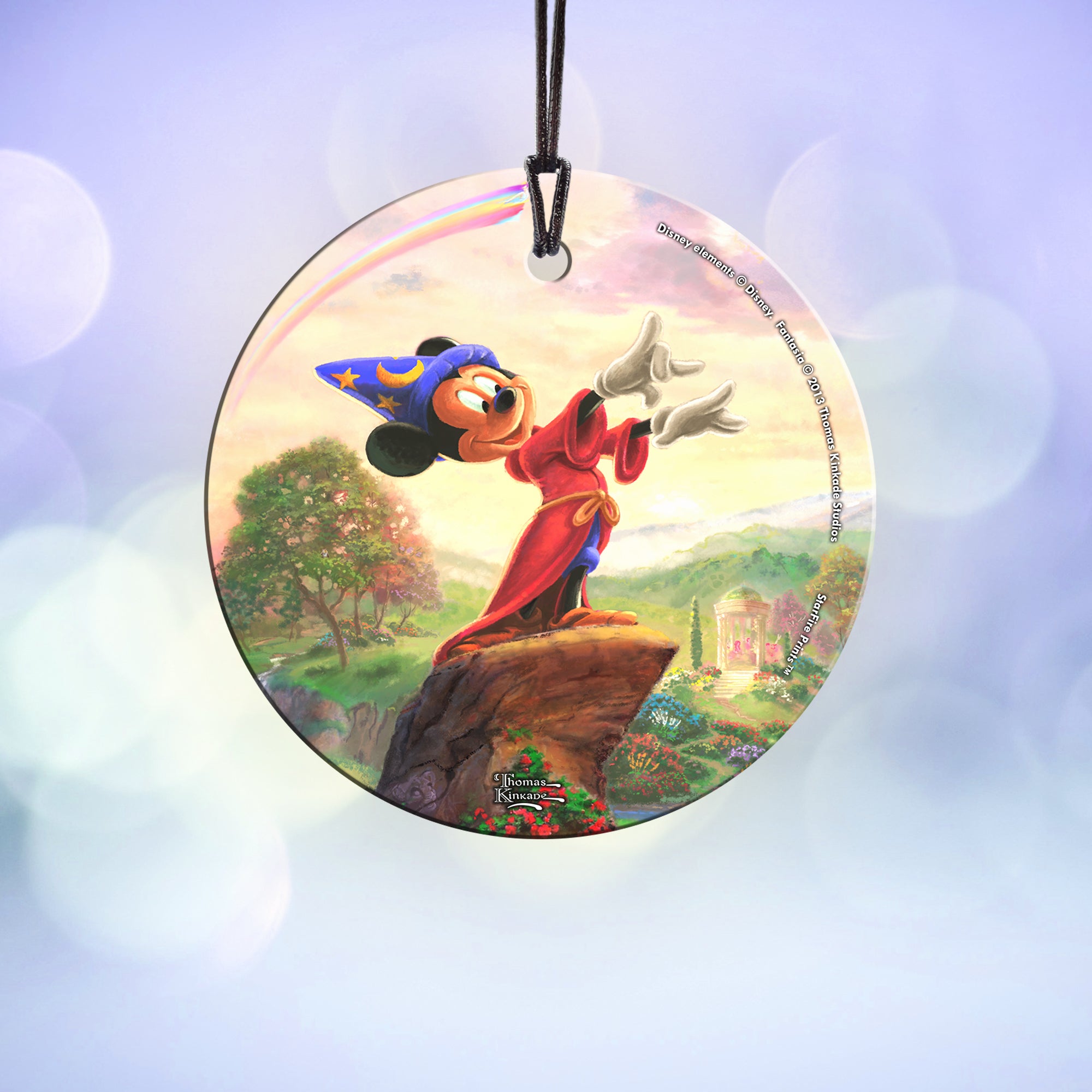 Disney (Mickey Mouse Fantasia) StarFire Prints™ Hanging Glass Print SPCIR503