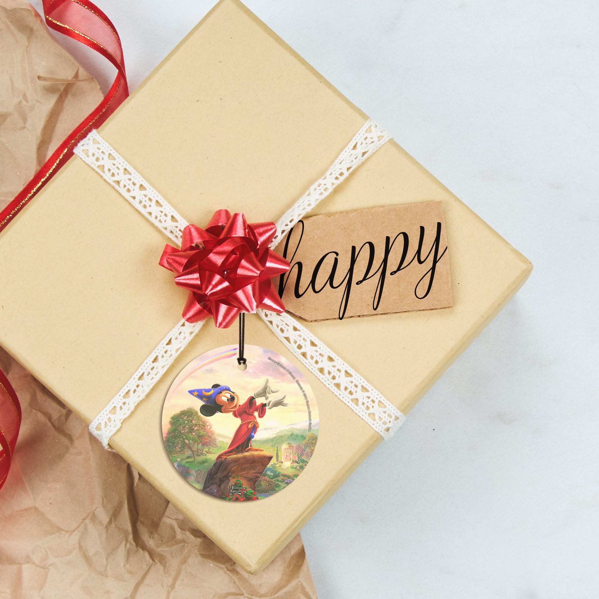 Disney (Mickey Mouse Fantasia) StarFire Prints™ Hanging Glass Print SPCIR503