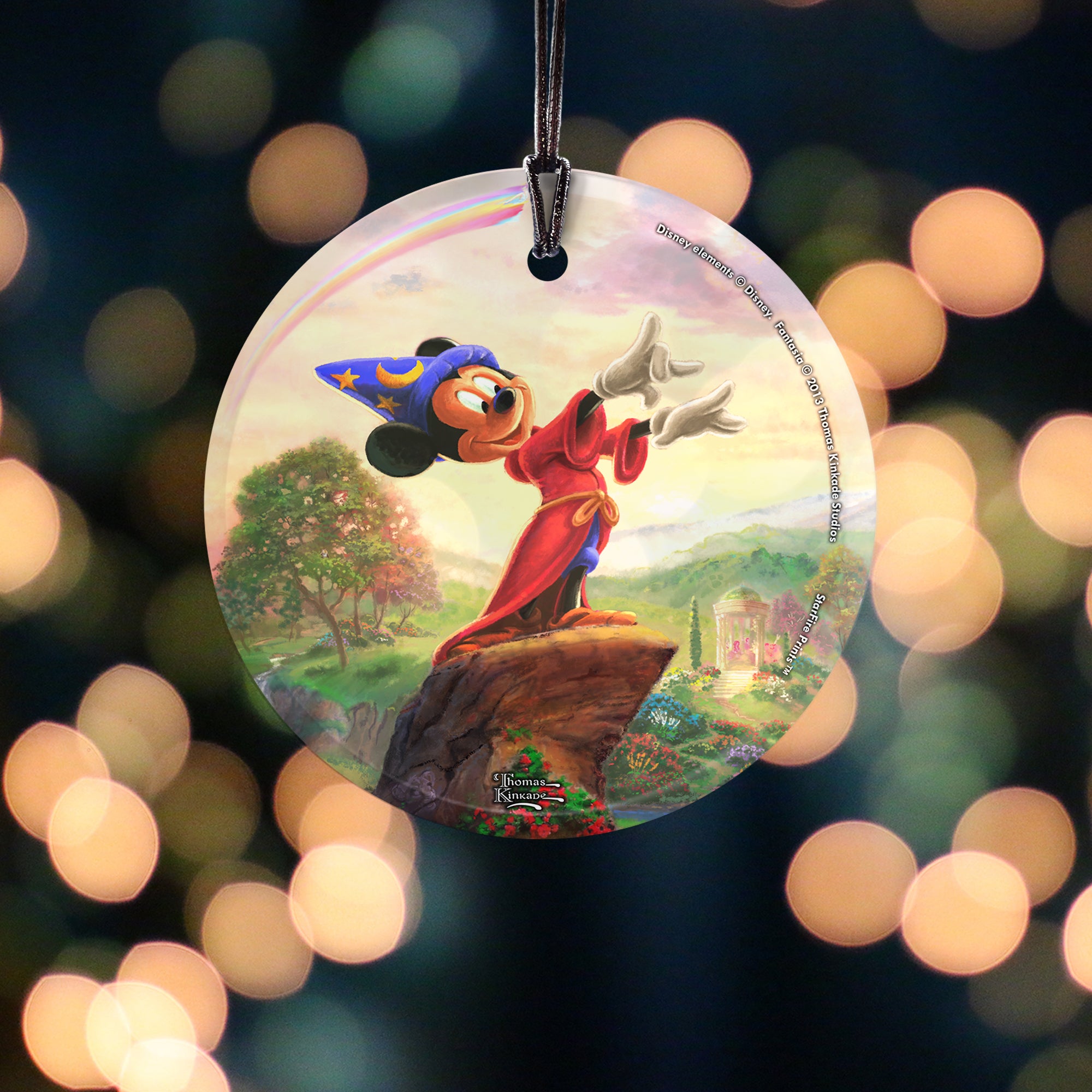 Disney (Mickey Mouse Fantasia) StarFire Prints™ Hanging Glass Print SPCIR503