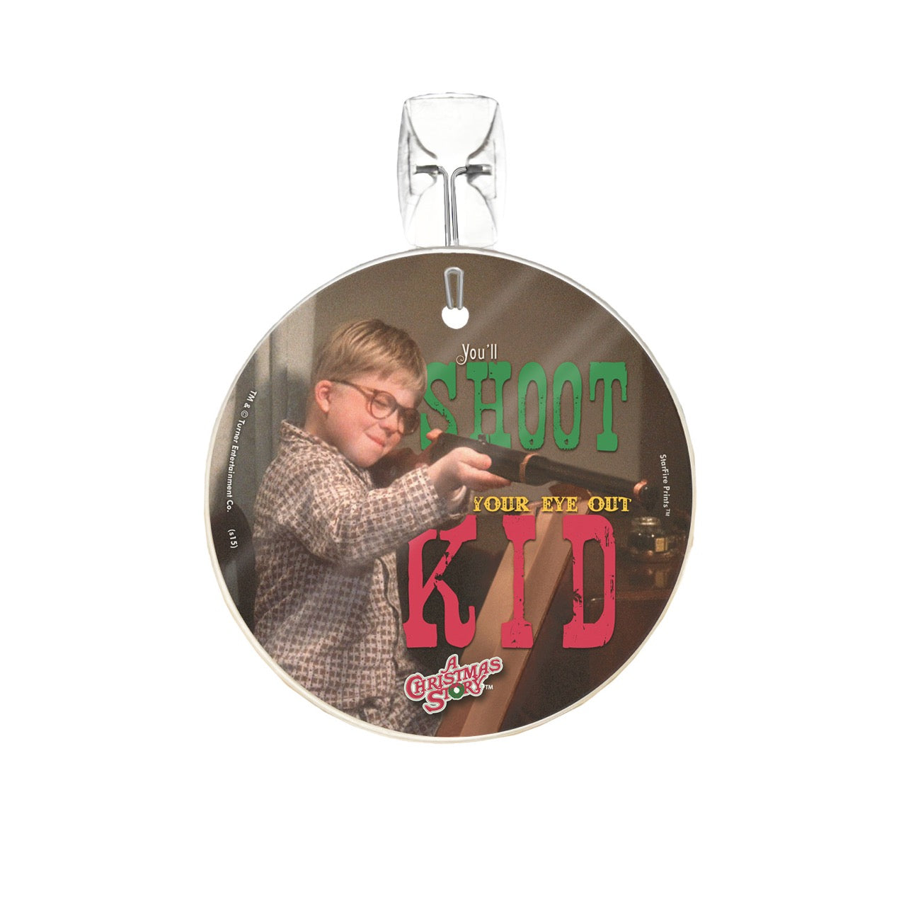 A Christmas Story (Shoot Your Eye Out) StarFire Prints™ Glass Art SPCIR508