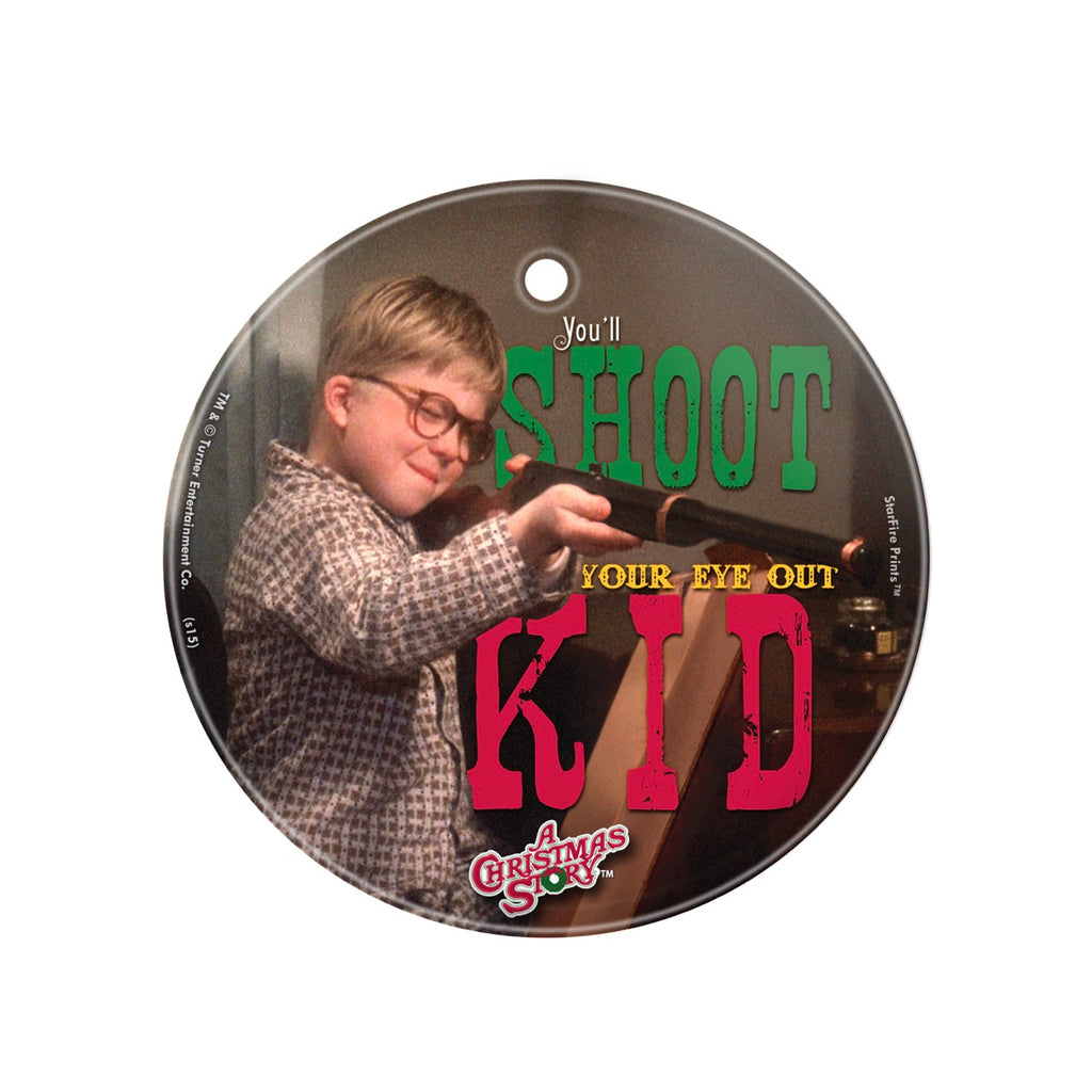 A Christmas Story (Shoot Your Eye Out) StarFire Prints™ Glass Art SPCIR508