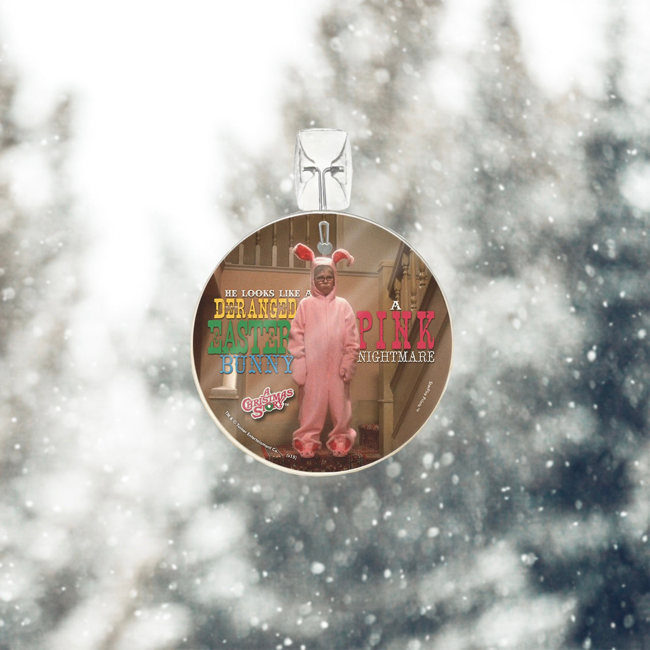 A Christmas Story (Pink Nightmare) StarFire Prints™ Glass Art SPCIR509