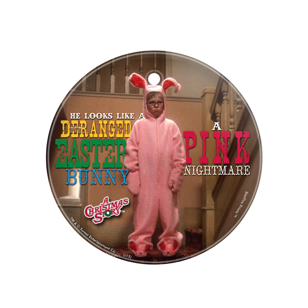 A Christmas Story (Pink Nightmare) StarFire Prints™ Glass Art SPCIR509