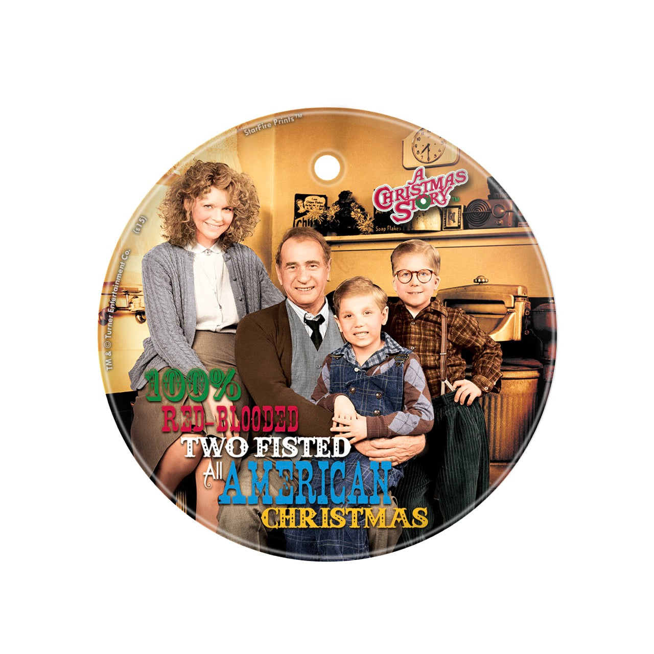 A Christmas Story (American Christmas) StarFire Prints™ Glass Art SPCIR510