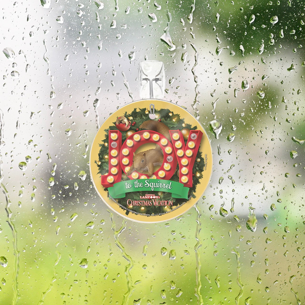 National Lampoons Christmas Vacation (Joy to the Squirrel) StarFire Prints™ Glass Art SPCIR512